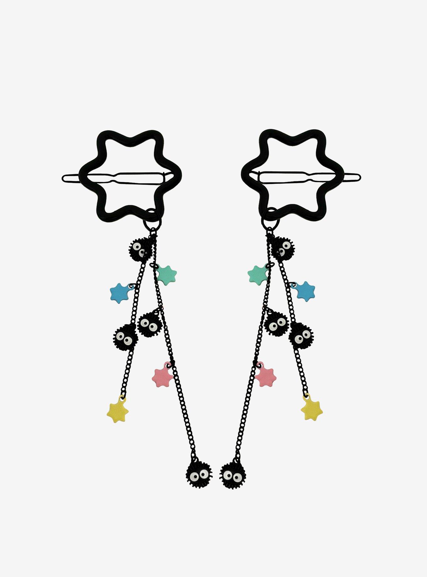 Studio Ghibli&reg; Spirited Away Soot Sprite Star Hair Clip Set, , hi-res
