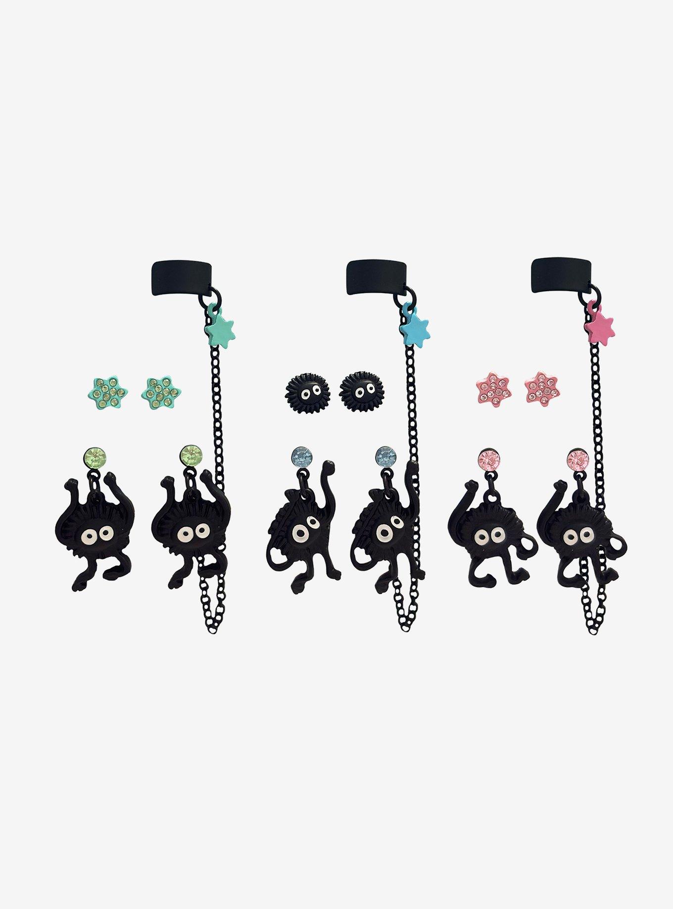 Studio Ghibli&reg; Spirited Away Soot Sprite Cuff Earring Set, , hi-res
