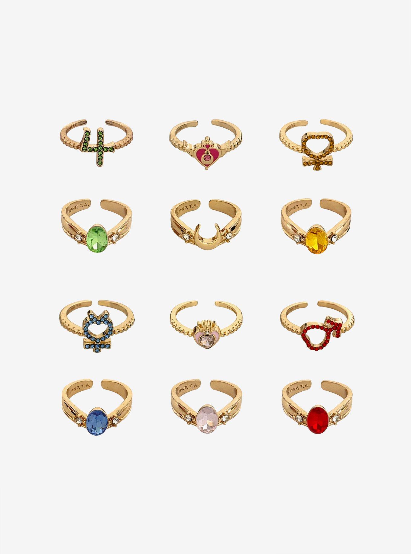 Pretty Guardian Sailor Moon Character Blind Box Ring Set, , alternate