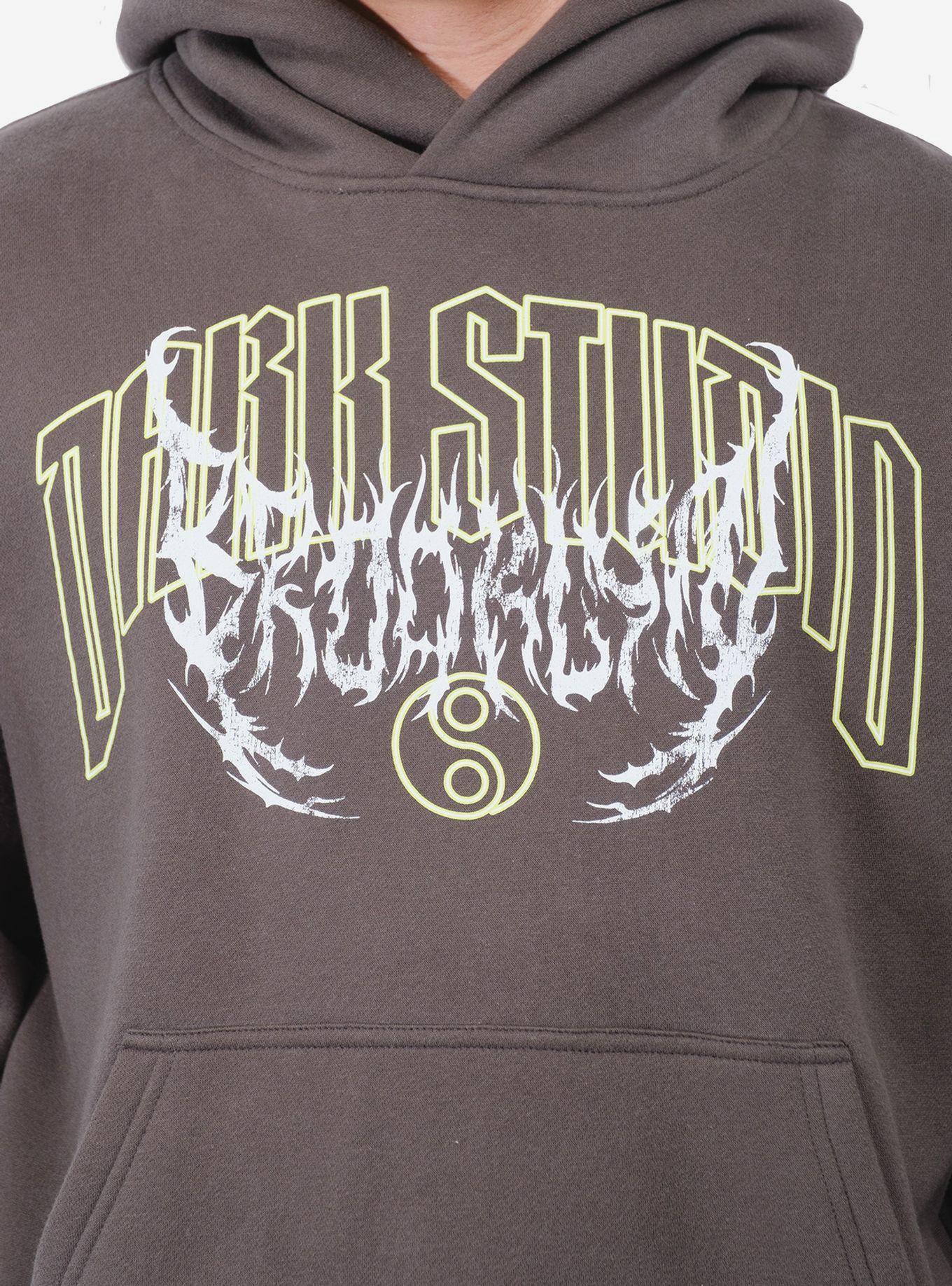 Heavy Weight Dark Studio Hoodie, BLACK, alternate