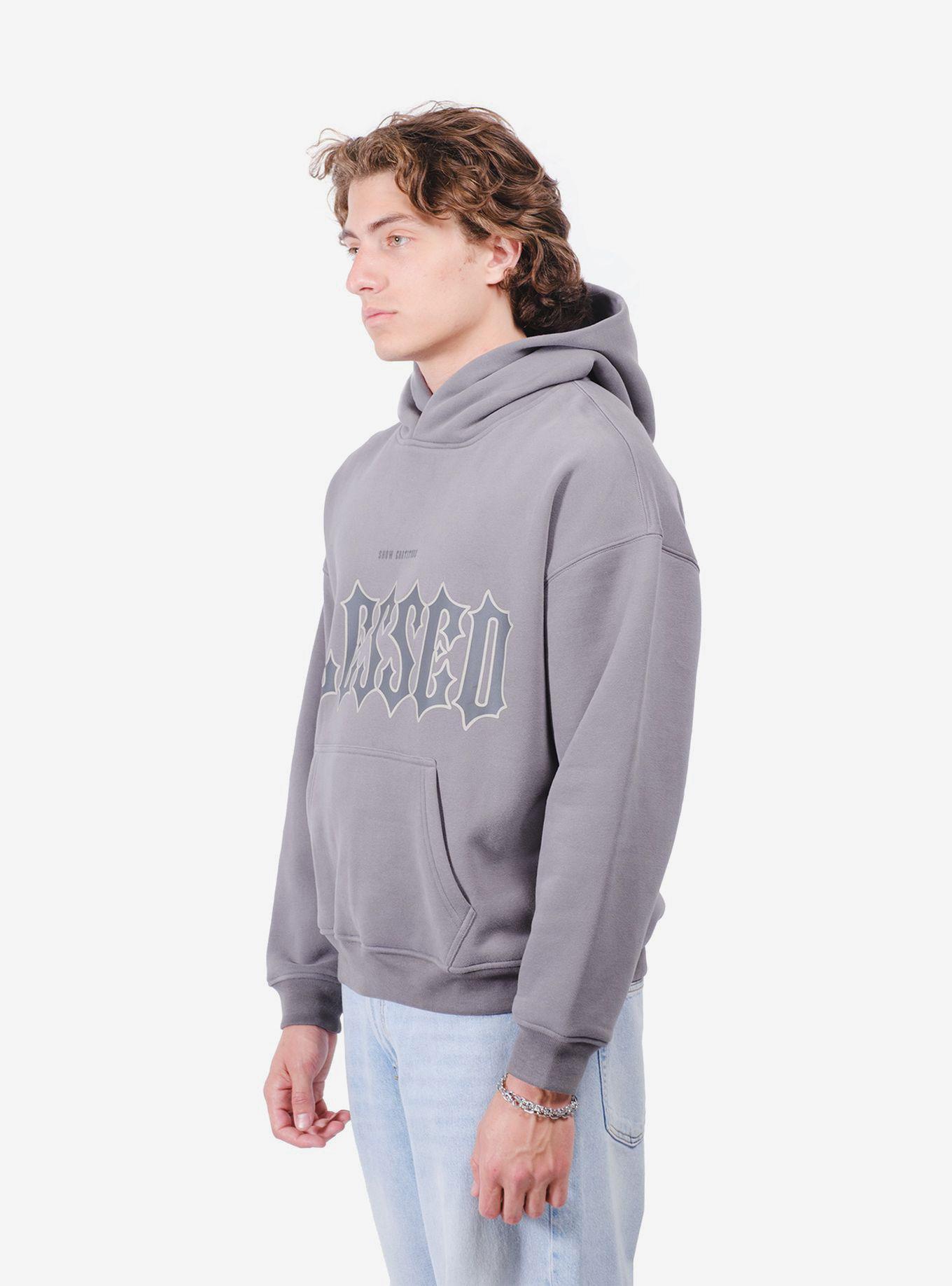 Heavy Weight Blessed Hoodie Grey, , hi-res