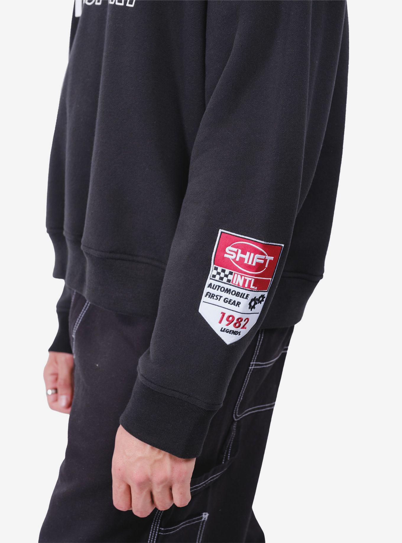 Motorsport 82 Rugby Fleece Sweater Black, BLACK, alternate