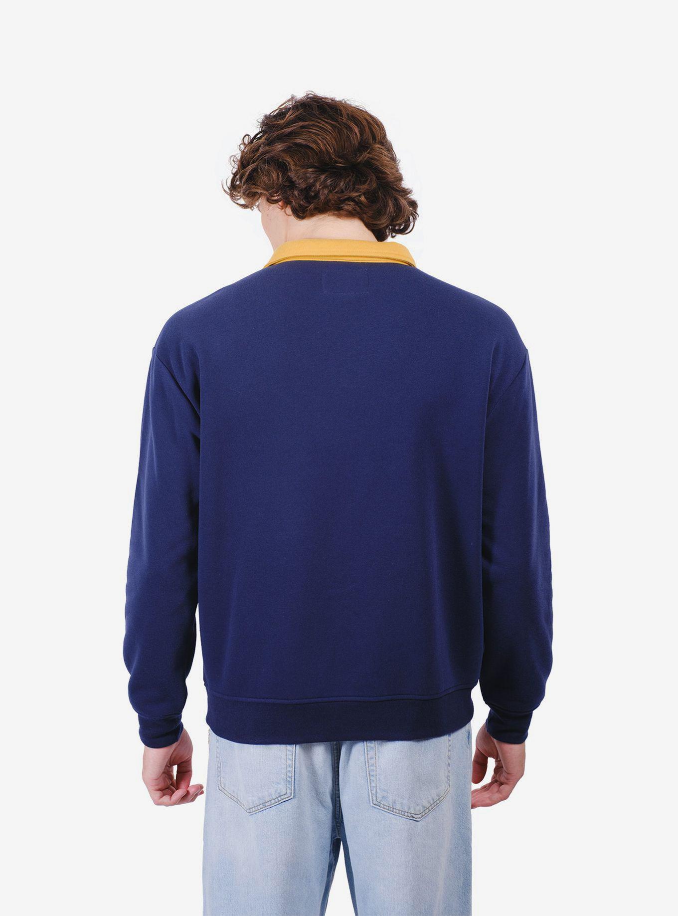 Motorsport 82 Rugby Fleece Sweater, NAVY, alternate
