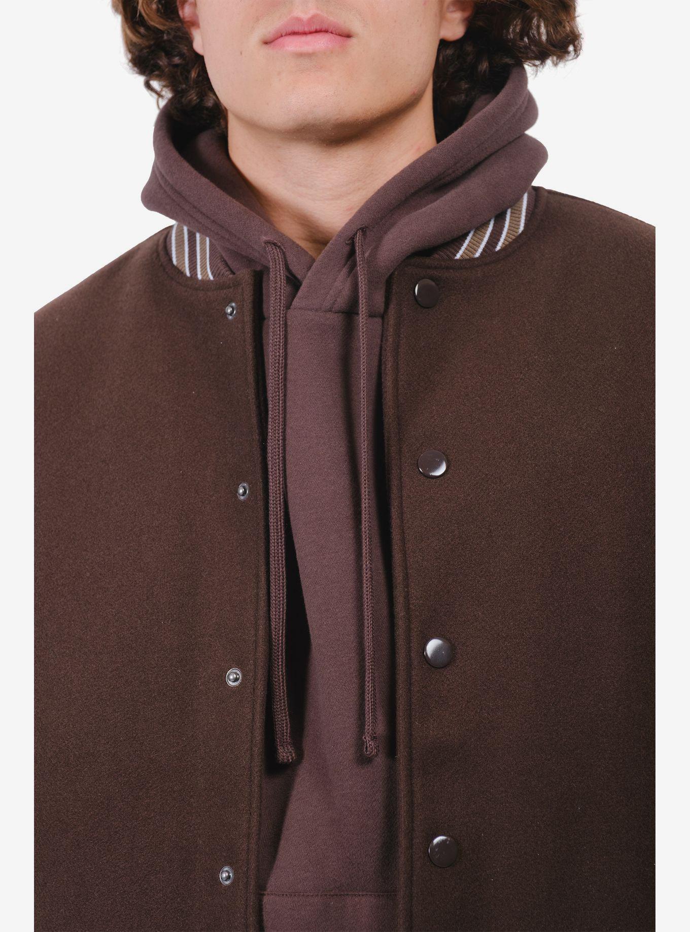 Varsity Jacket, BROWN, alternate