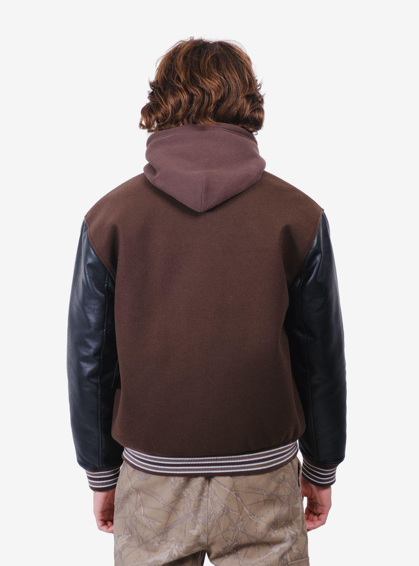 Varsity Jacket, BROWN, alternate