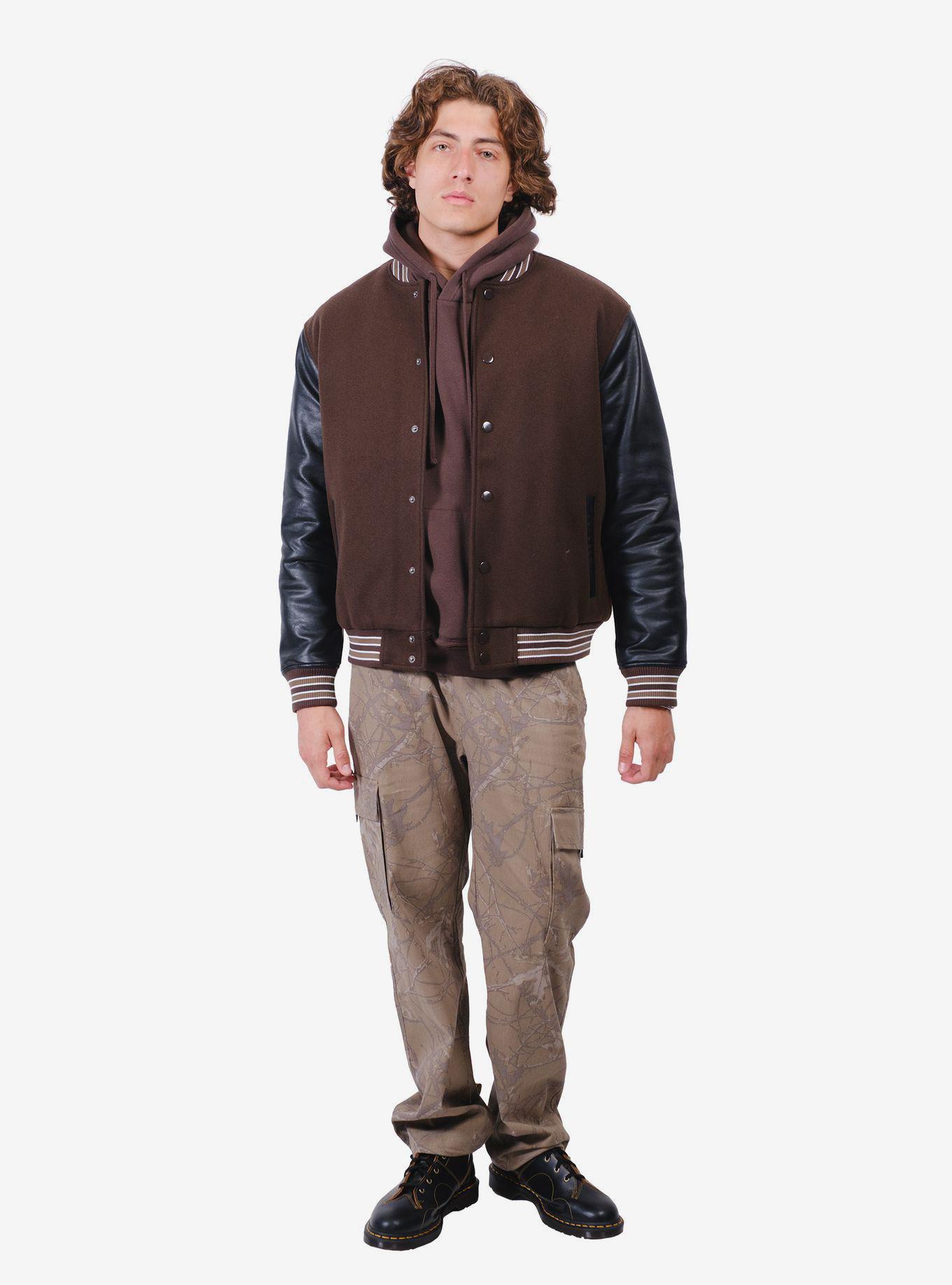 Varsity Jacket, BROWN, alternate