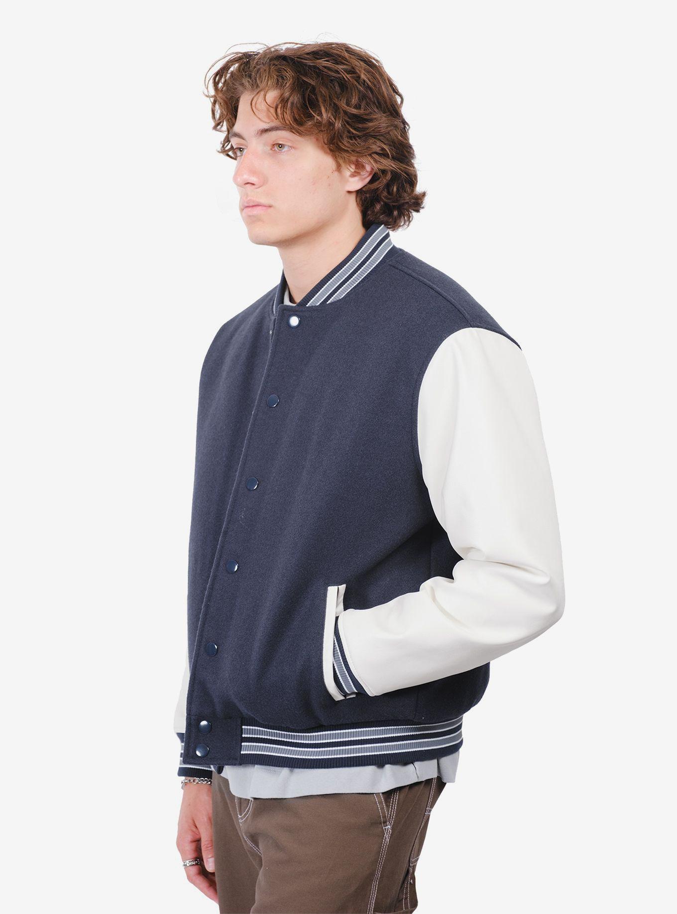 Varsity Jacket Navy, , hi-res