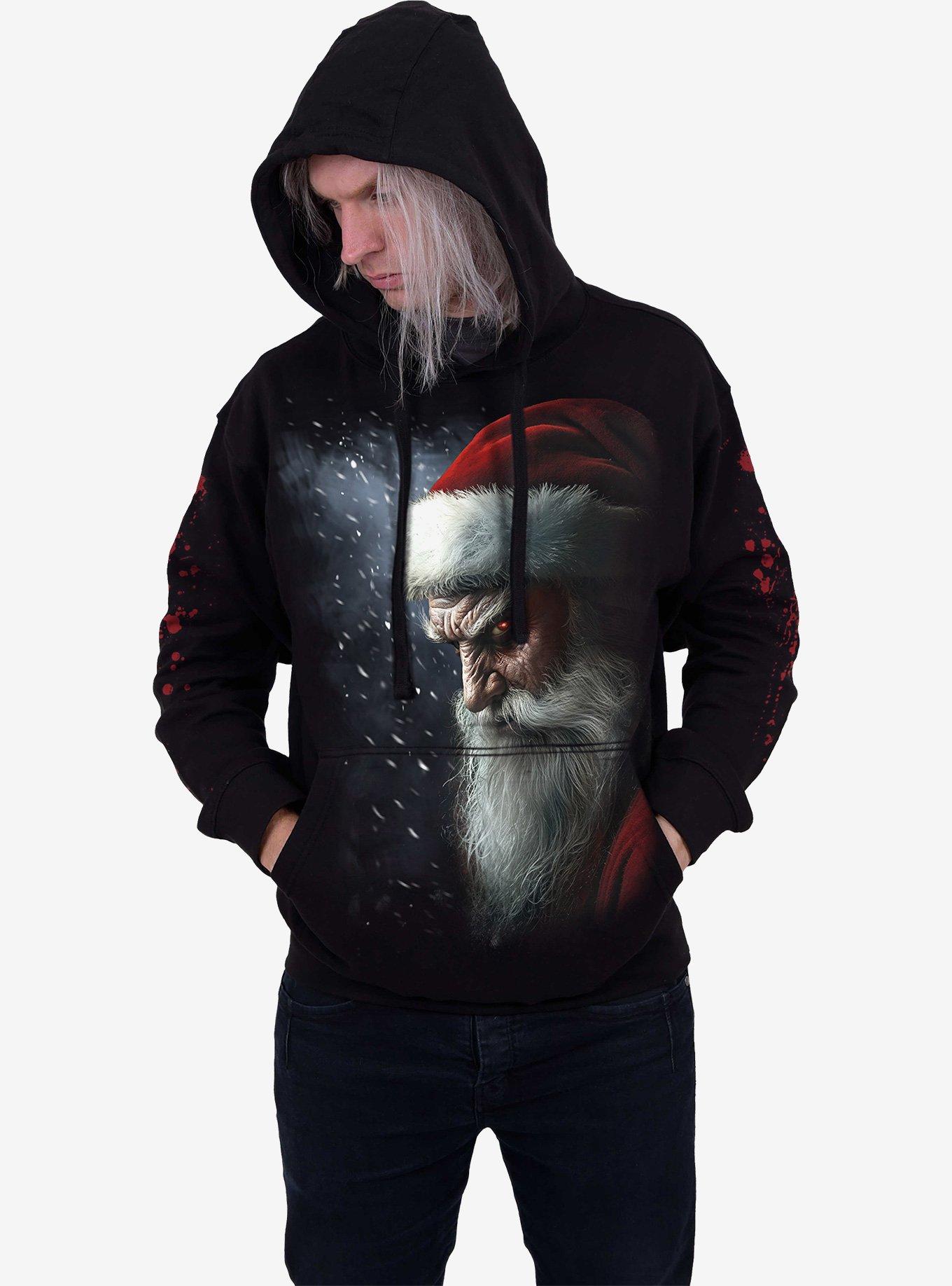 Naughty Or Nice Santa Hoodie, , hi-res