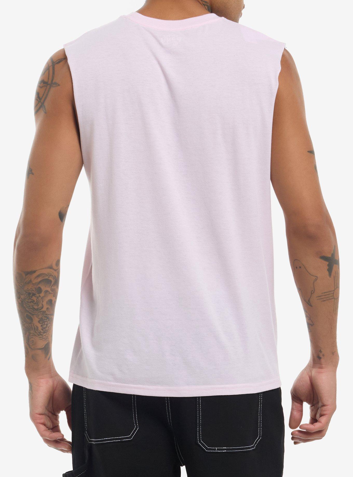 My Little Pony Fluttershy Metal Muscle Tank Top, BLACK, alternate