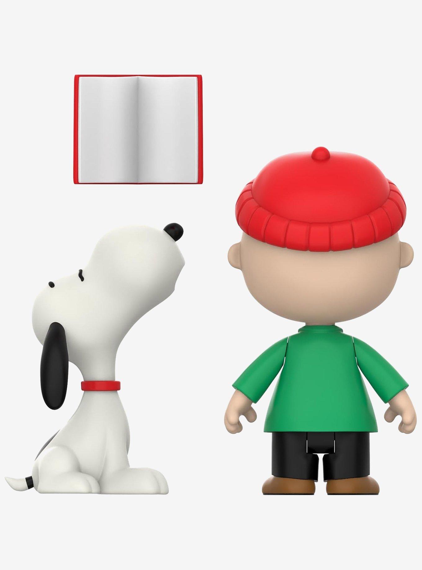 Super7 Peanuts ReAction Charlie Brown & Snoopy (Caroling) Figure Set, , alternate