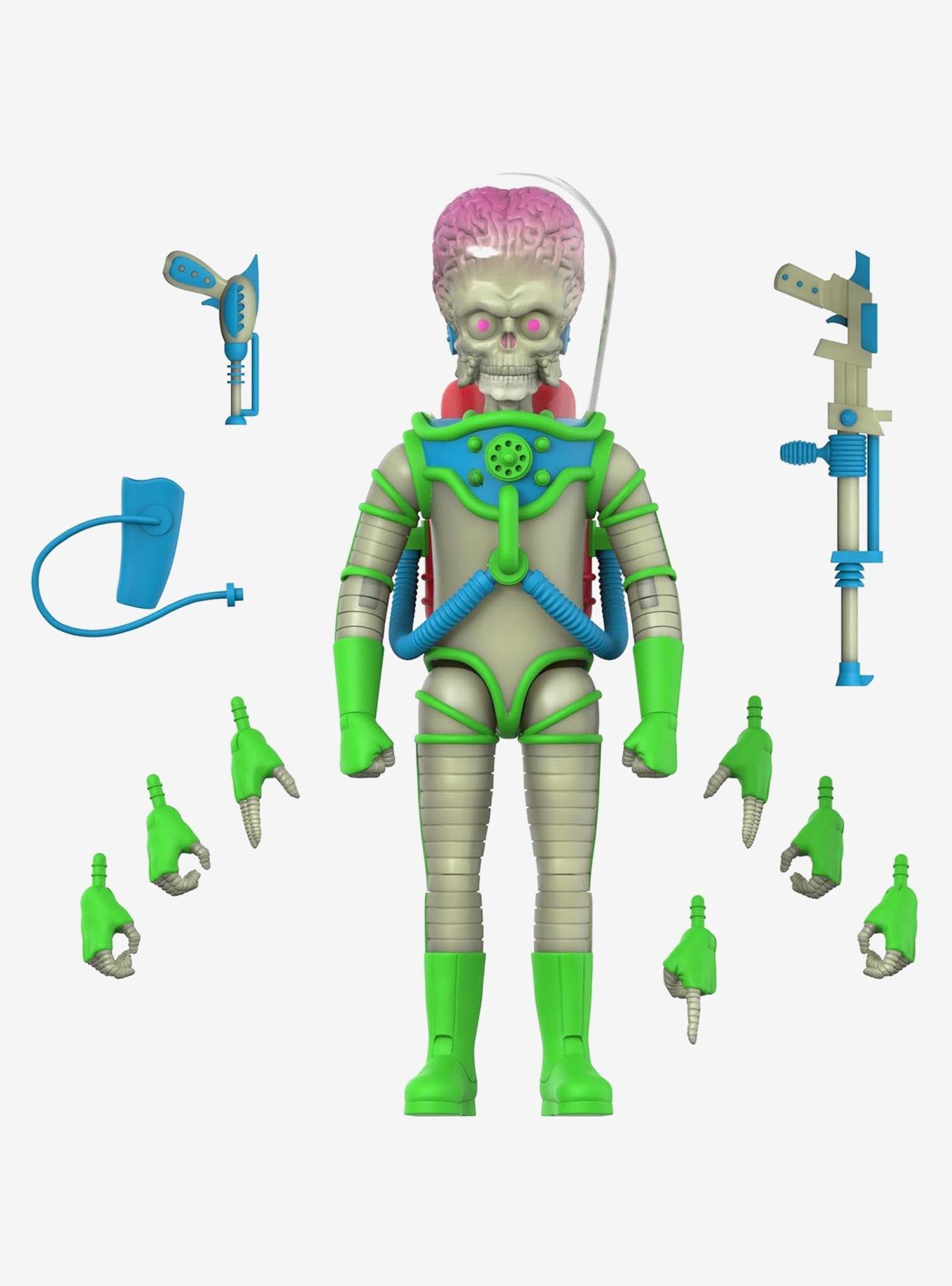 Super7 Mars Attacks ULTIMATES! Martian (The Invasion Begins Glow-in-the-Dark) Action Figure, , hi-res