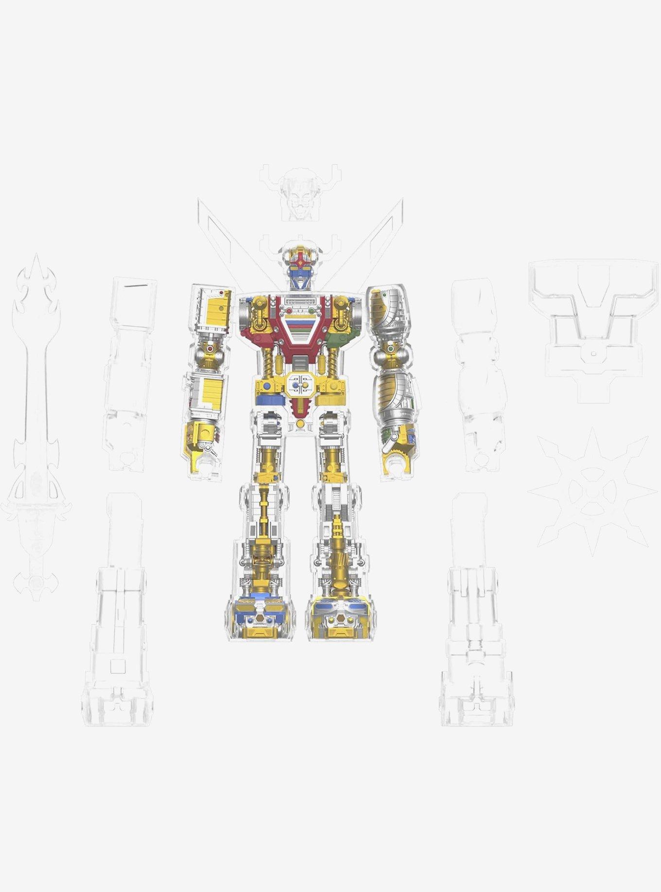 Super7 Voltron: Defender of the Universe Super Cyborg Voltron (Clear Ver.) Action Figure, , hi-res