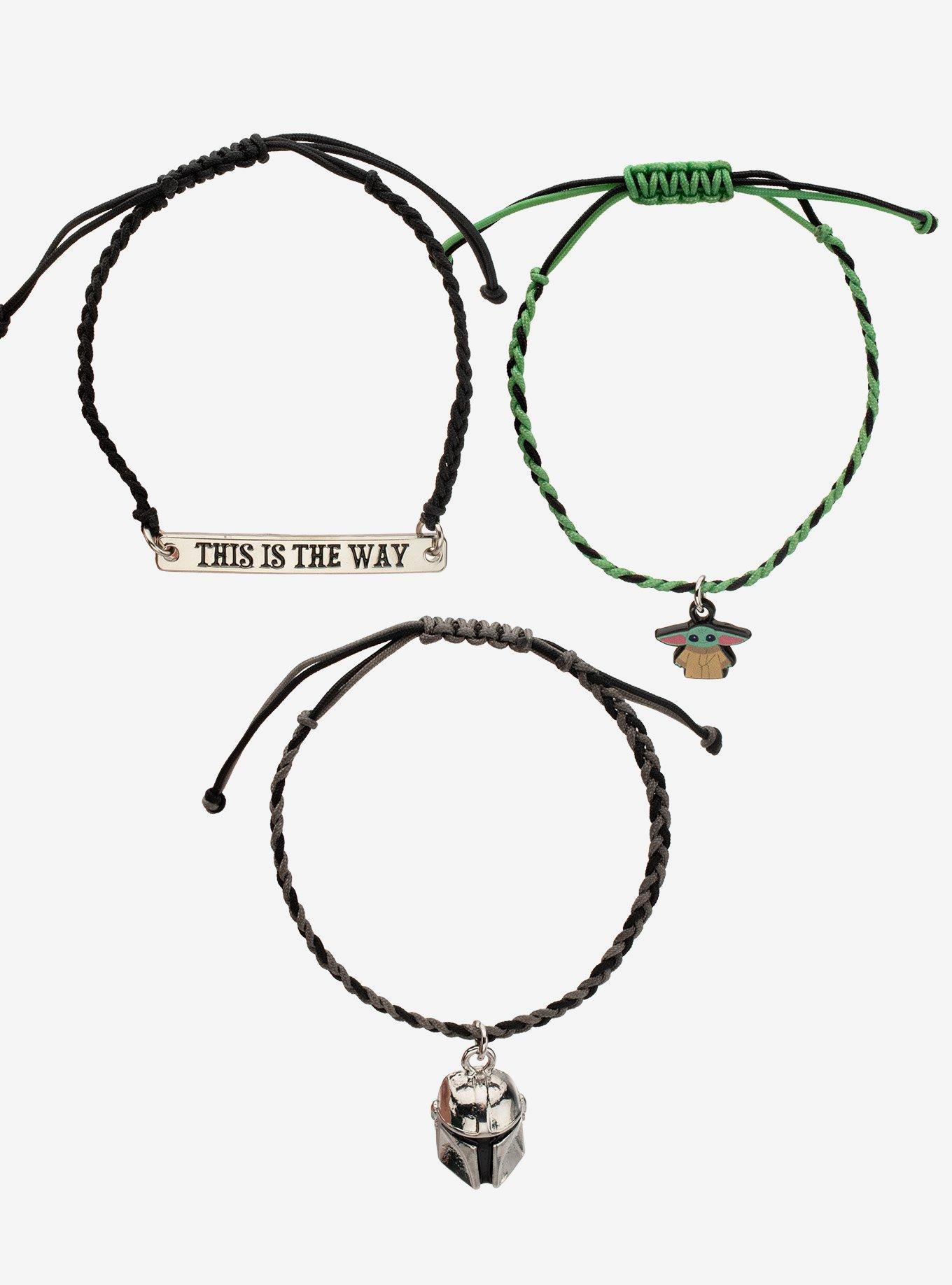 Star Wars The Mandalorian Icons Cord Bracelet Set, , hi-res