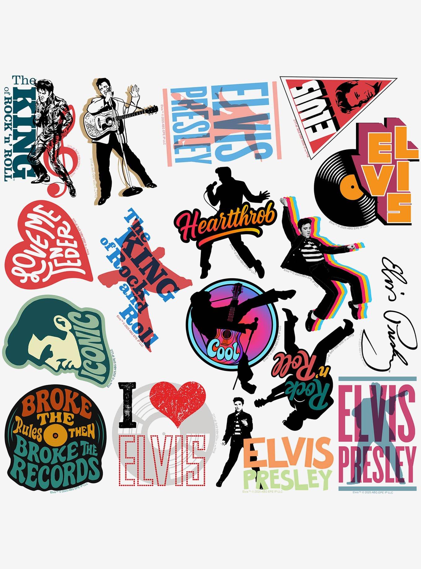 Elvis Iconic Miscellaneous 100ct Sticker Pack, , alternate