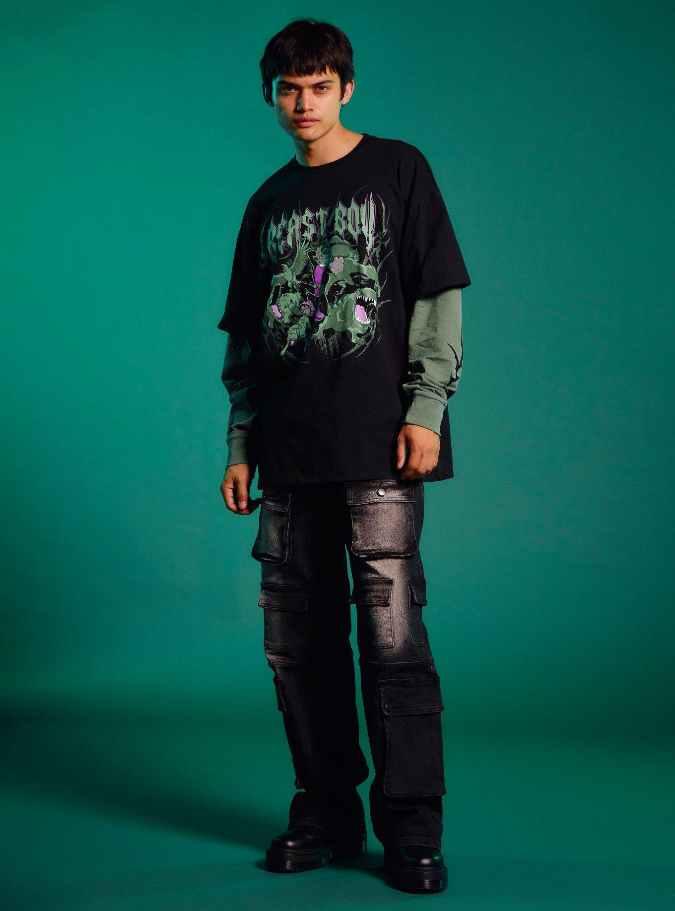 DC Comics Teen Titans Beast Boy Twofer Long-Sleeve T-Shirt, , hi-res
