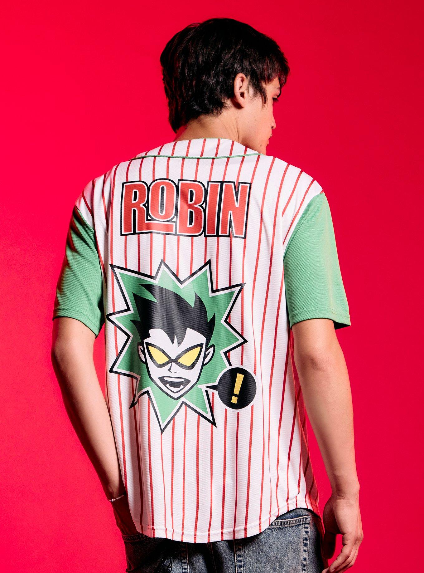DC Comics Teen Titans Robin Baseball Jersey, , hi-res