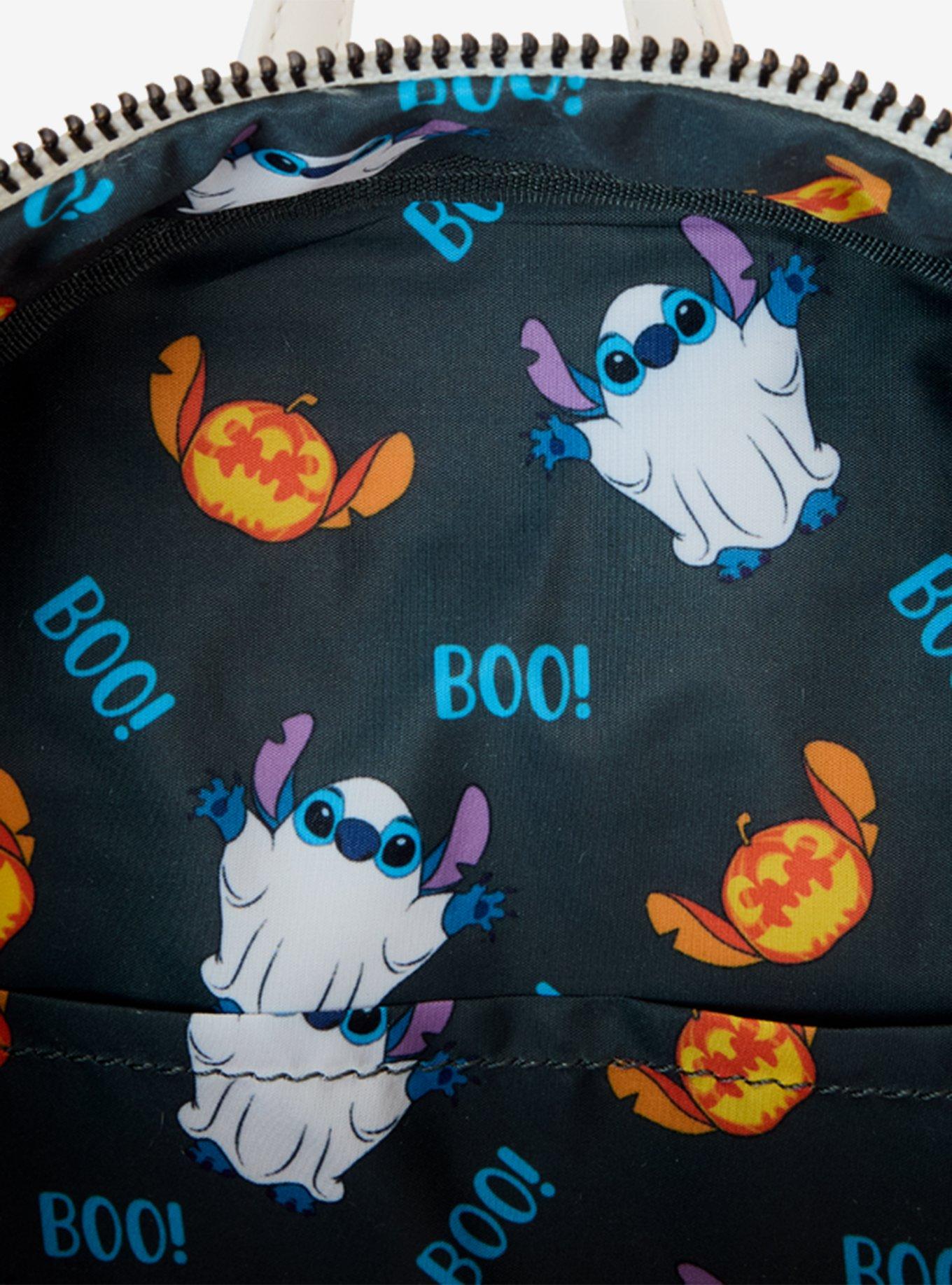 Loungefly Disney Lilo & Stitch Ghost Stitch Glow-in-the-Dark Mini Backpack, , alternate - view 5
