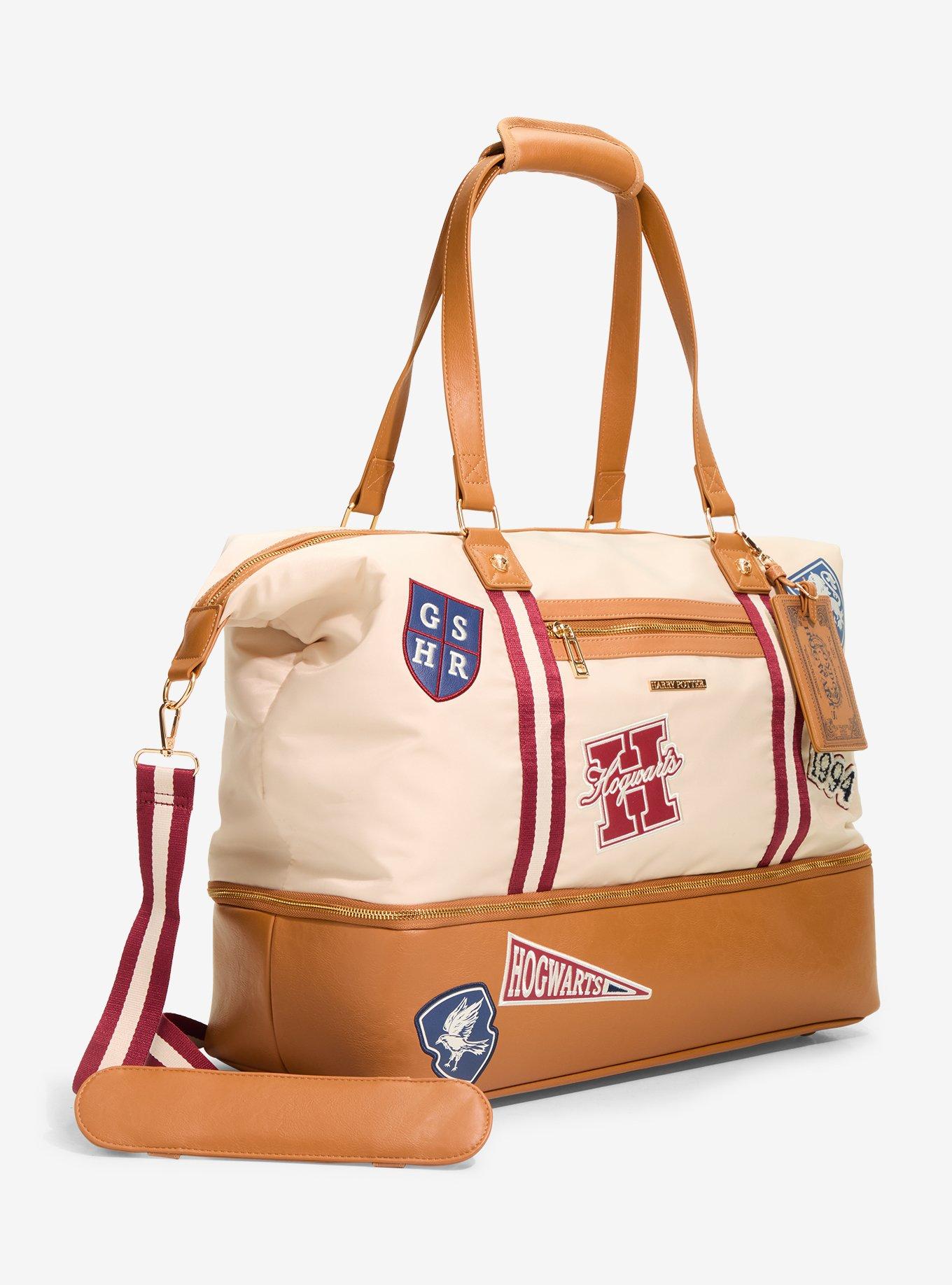 Harry Potter Quidditch Patches Weekender Bag &mdash; BoxLunch Exclusive, , hi-res