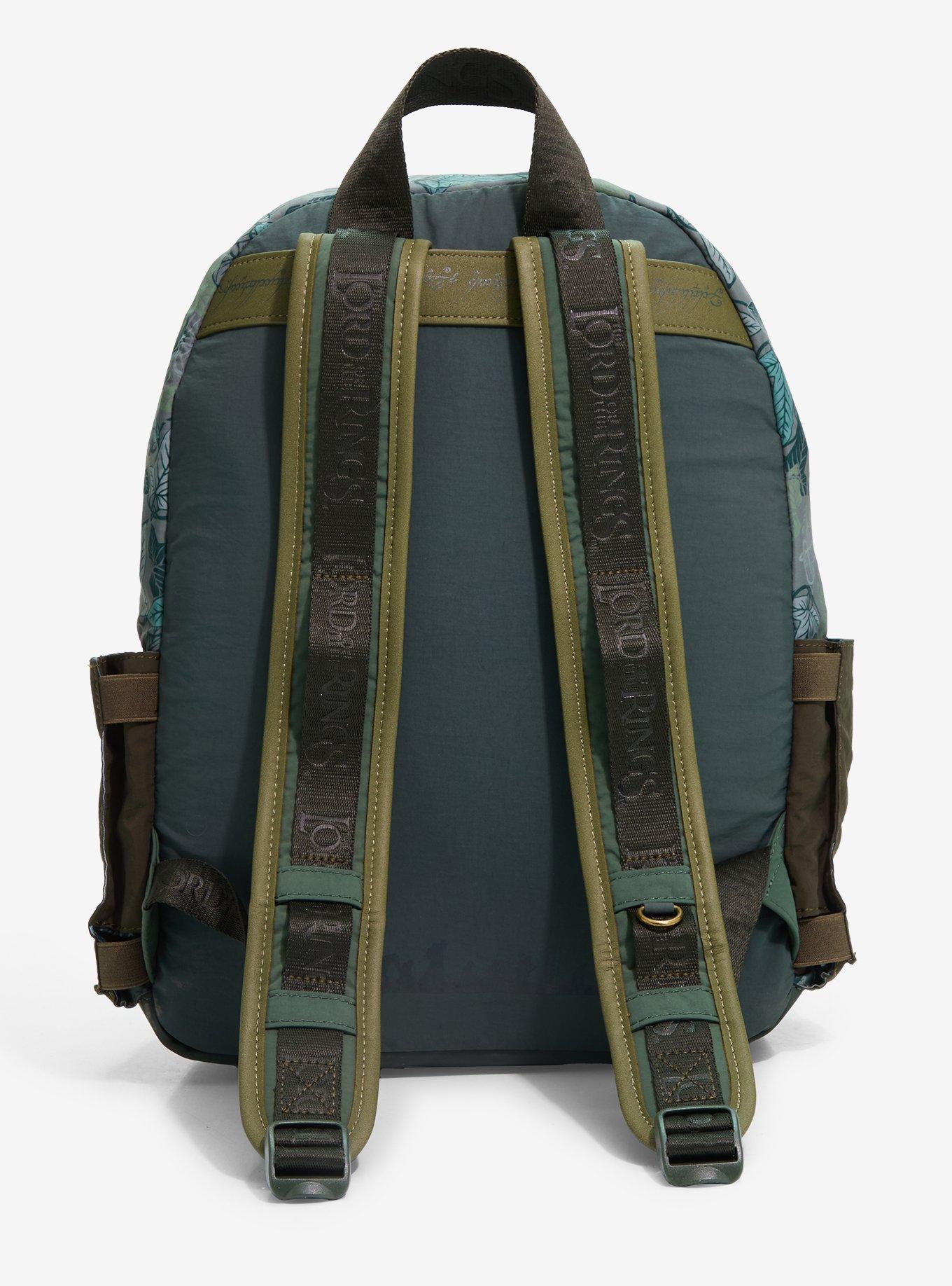 The Lord of The Rings Map Print Multi-Pocket Backpack - BoxLunch Exclusive, , alternate