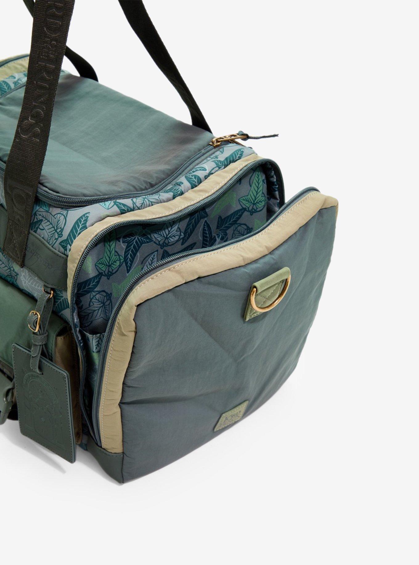 The Lord of The Rings Leaf of L&oacute;rien Camo Print Duffle Bag - BoxLunch Exclusive, , alternate - view 5