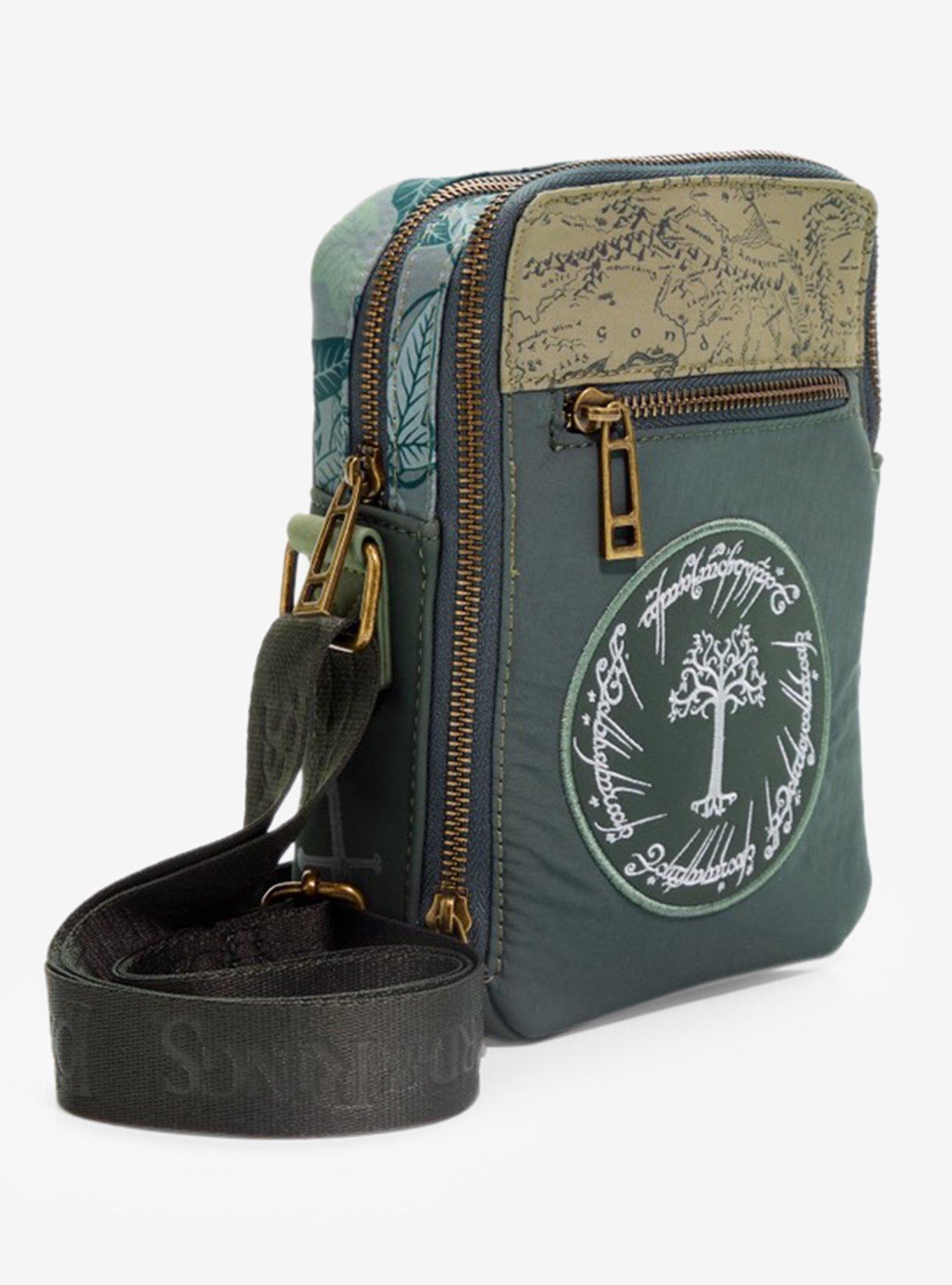 The Lord of The Rings Tree of Gondor Crossbody Bag- BoxLunch Exclusive, , hi-res