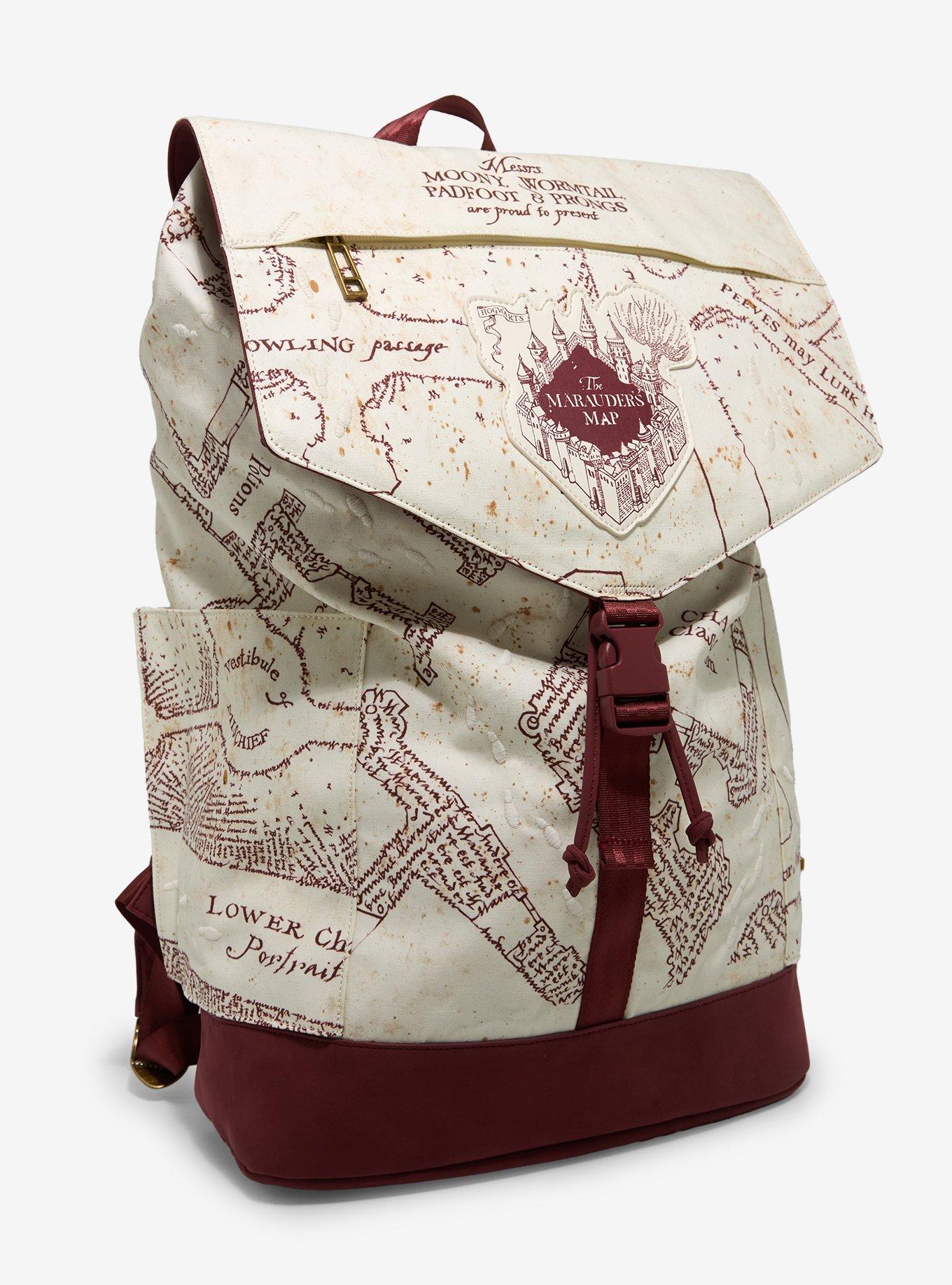 Harry Potter The Marauder's Map UV Light Activated Backpack - BoxLunch Exclusive, , hi-res