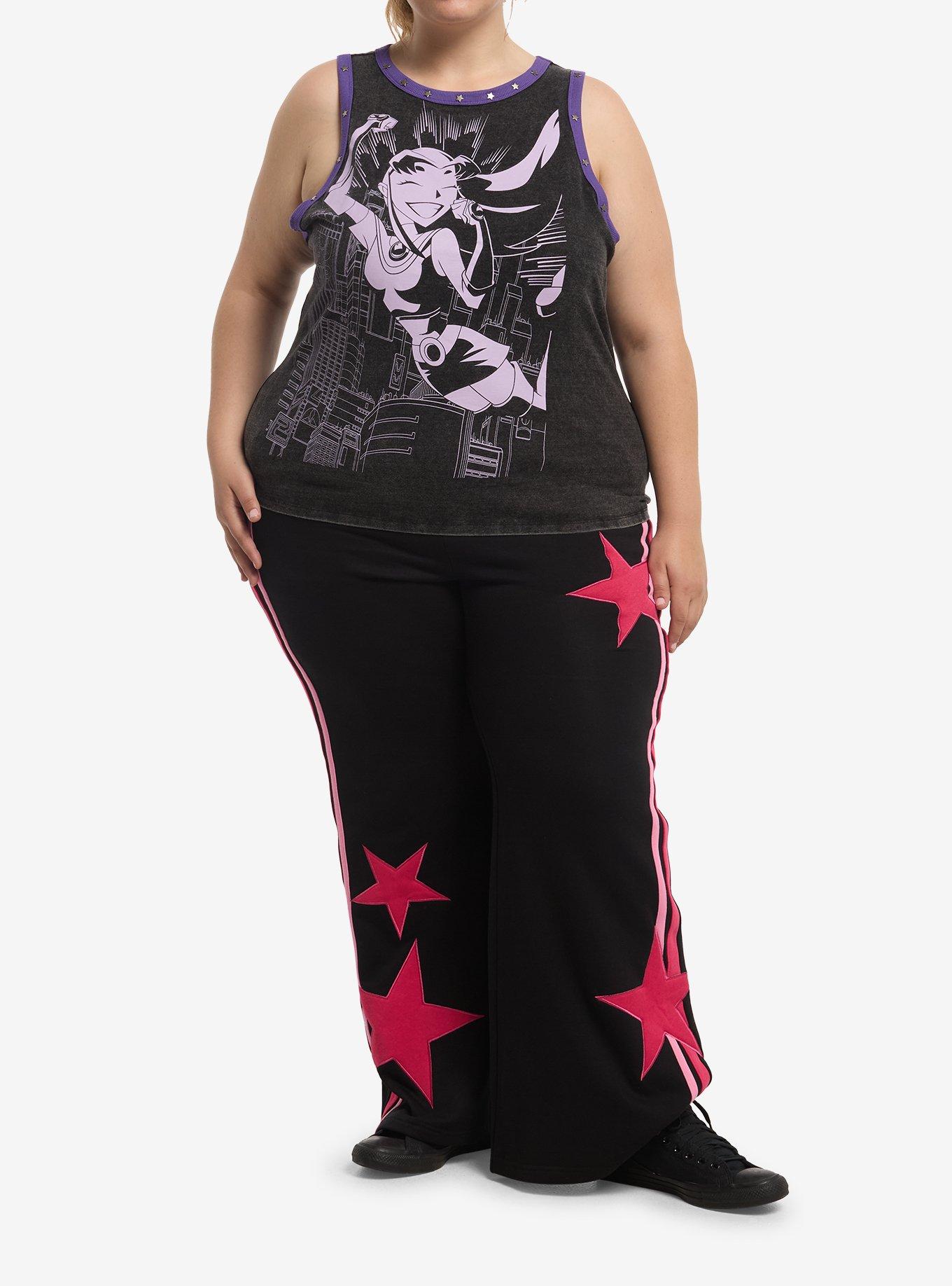 DC Comics Teen Titans Starfire Stud Girls Tank Top Plus Size, , hi-res