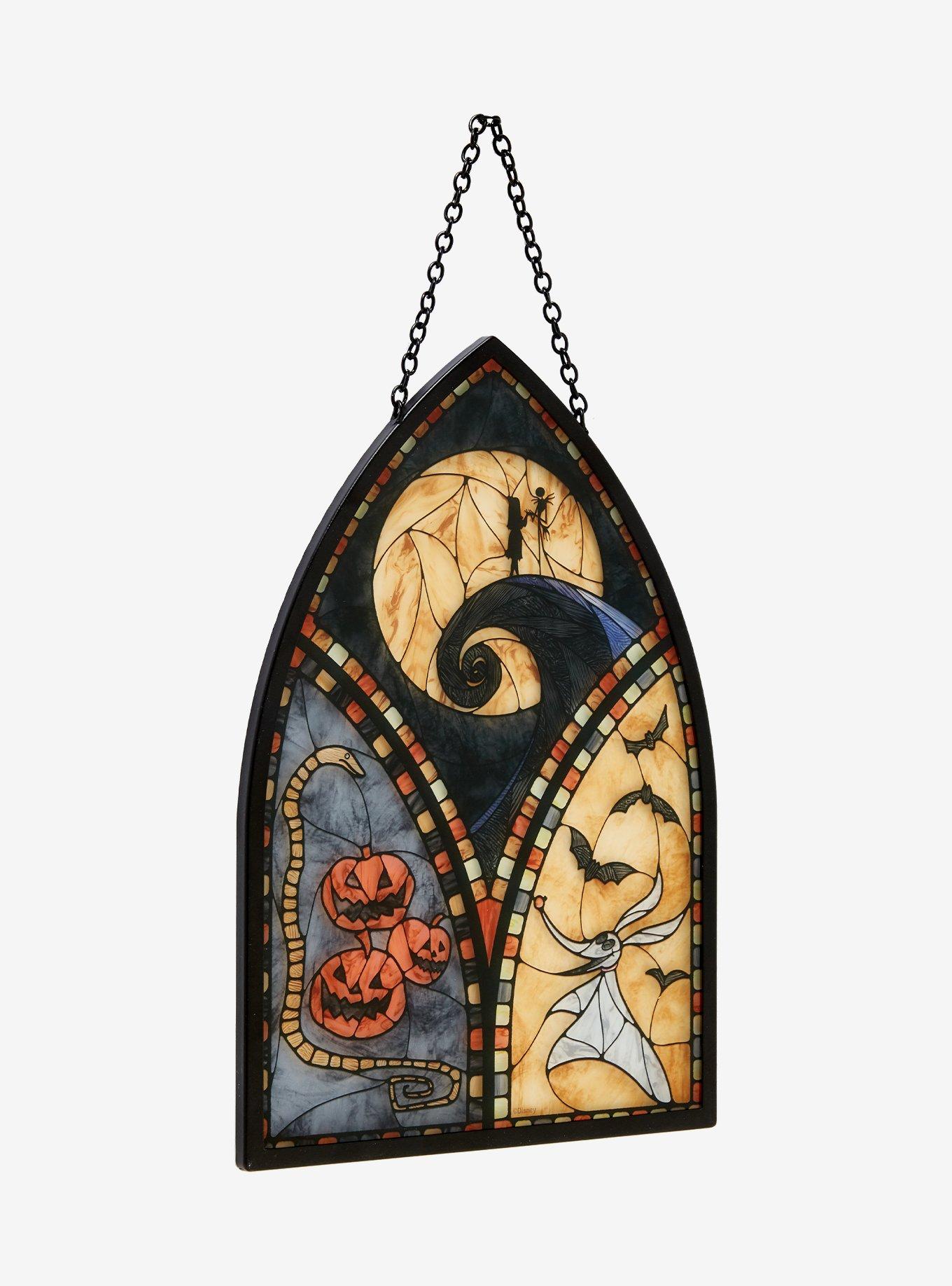 Disney The Nightmare Before Christmas Stained Glass Scene Wall Art - BoxLunch Exclusive, , alternate - view 3
