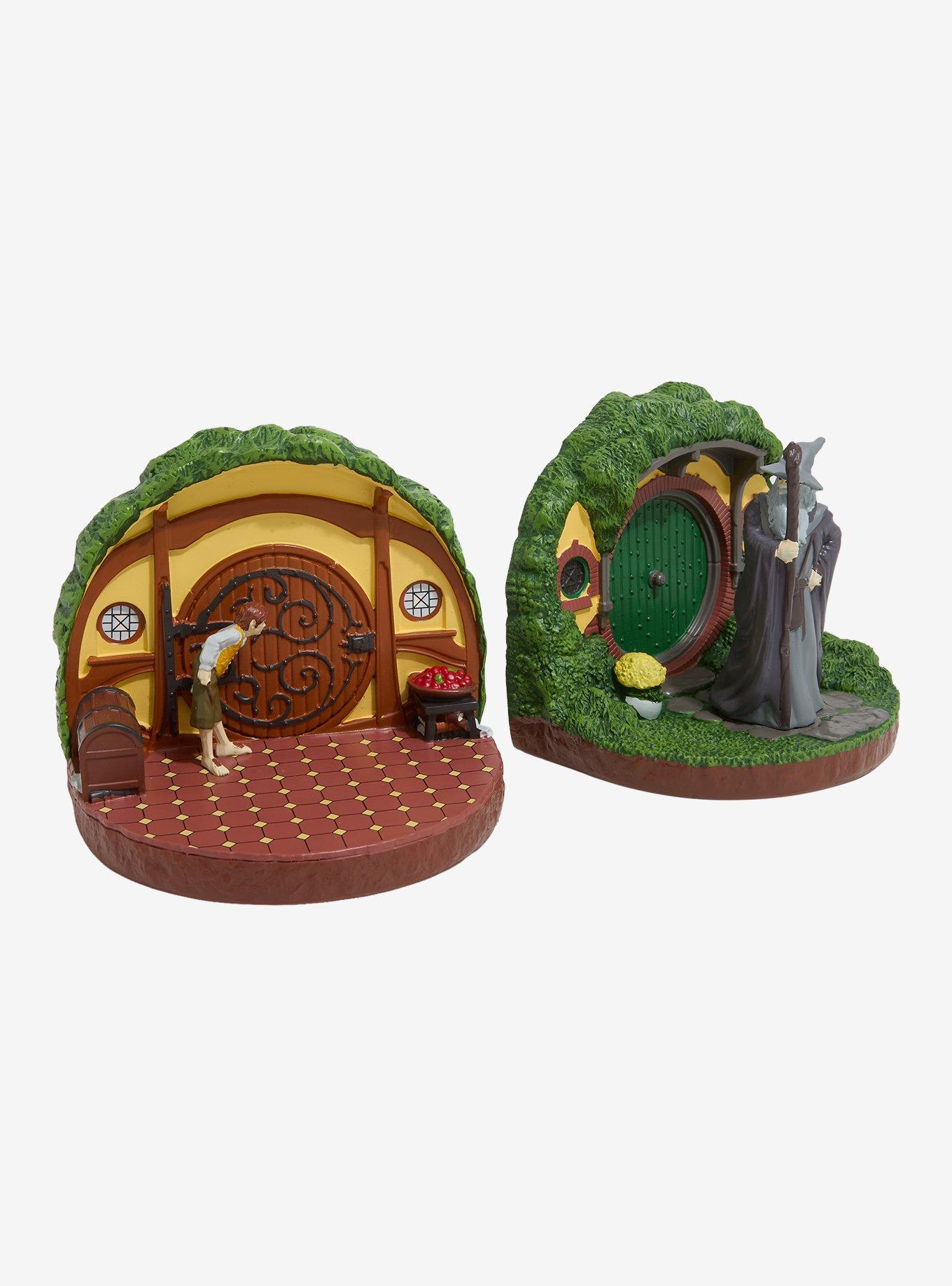 The Lord of The Rings Hobbiton Doors Figural Bookends, , alternate - view 3