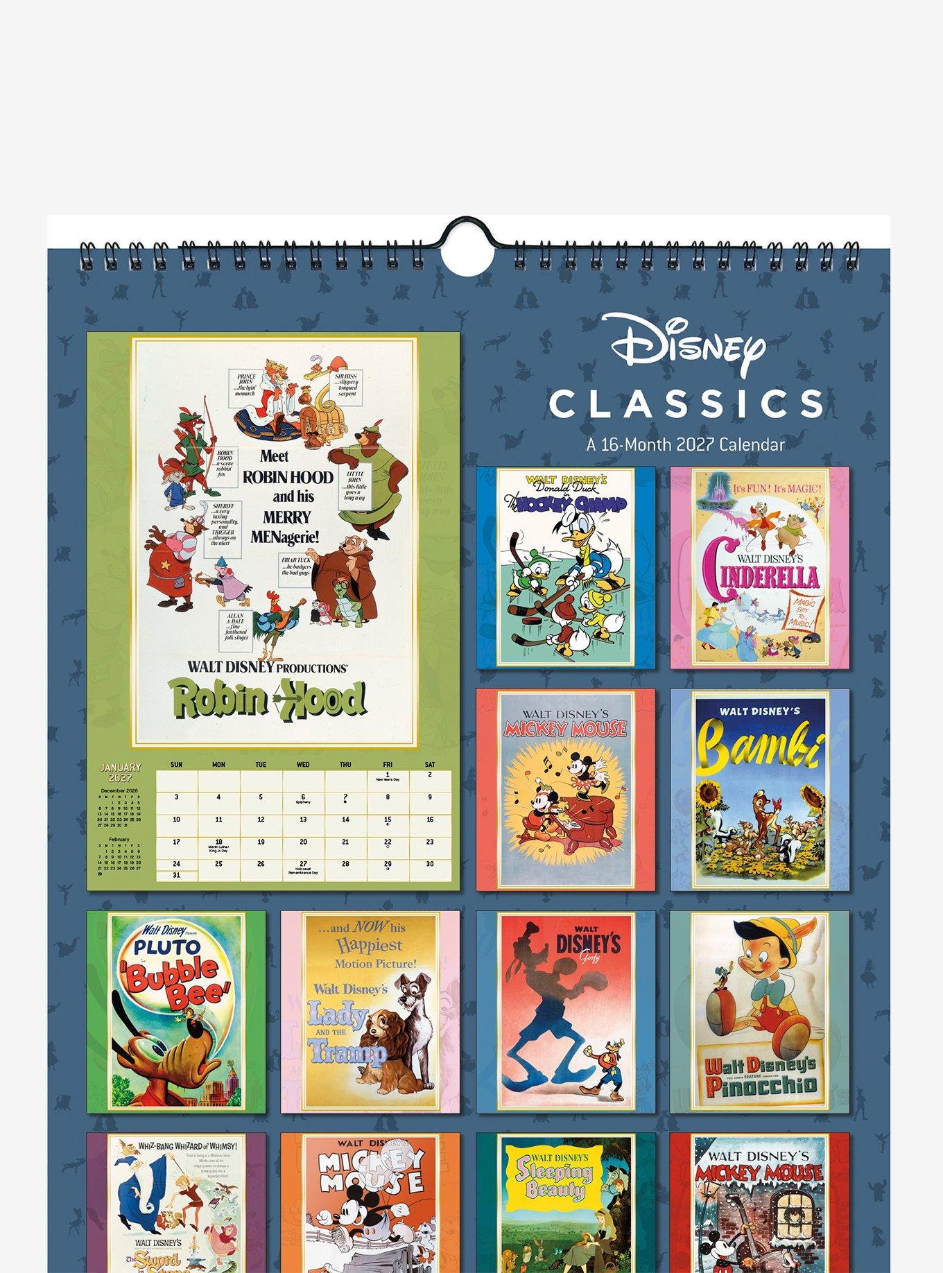 Disney Classics 16-Month 2027 Wall Calendar, , alternate - view 3