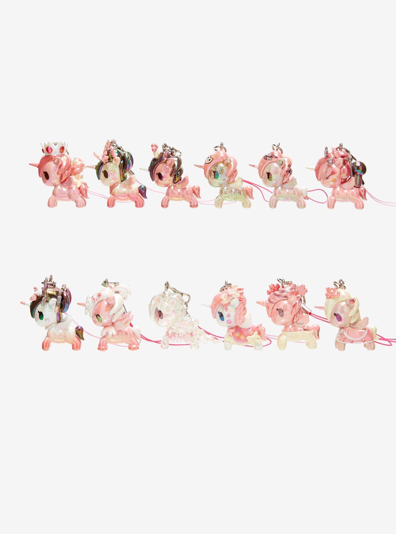 tokidoki Shimmer Cherry Blossom Unicorno Frenzies Blind Box Phone Charm, , hi-res