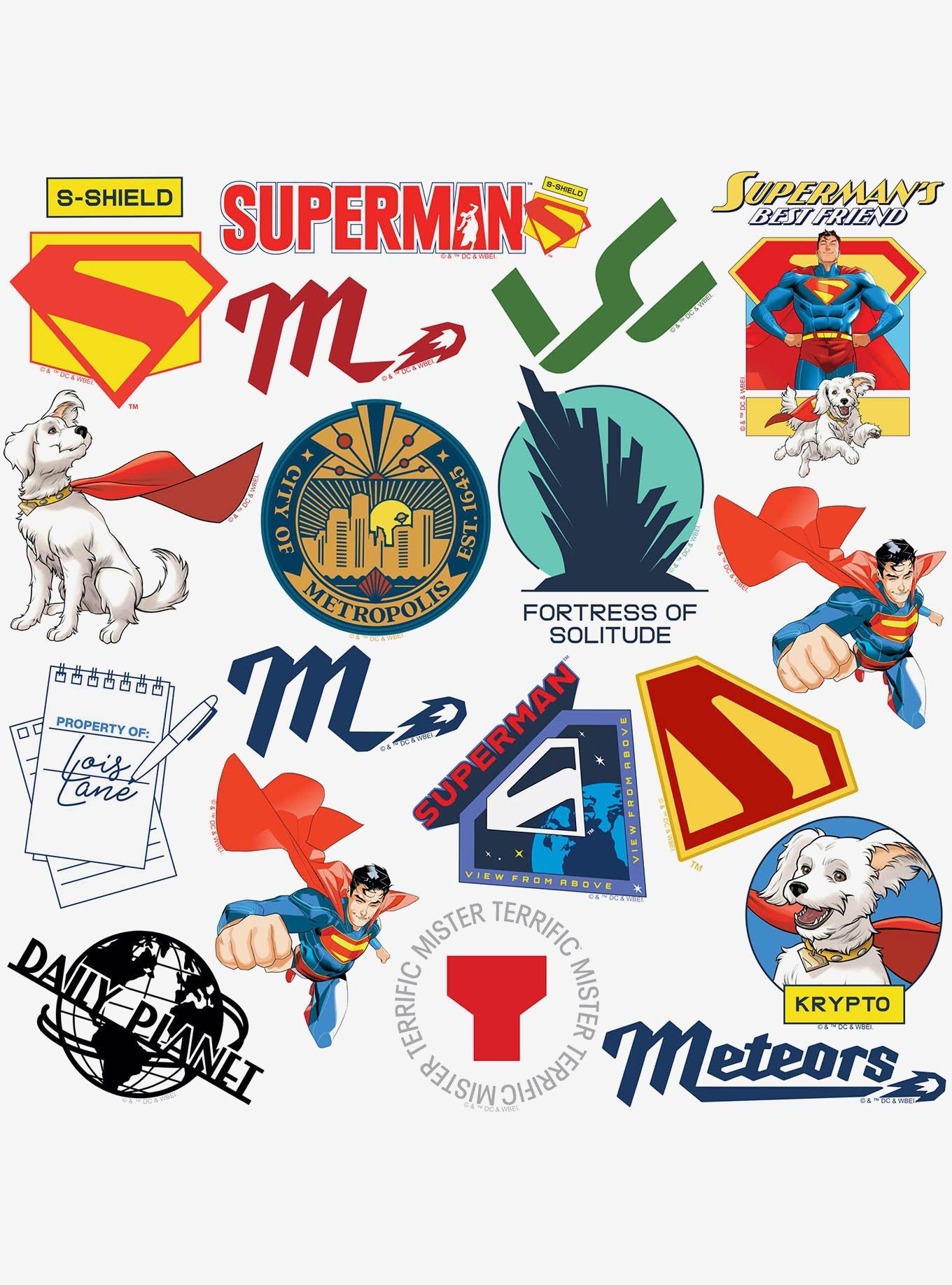 DC Comics Superman (2025) and Krypto 2025 Variety Miscellaneous 100ct Sticker Pack, , alternate