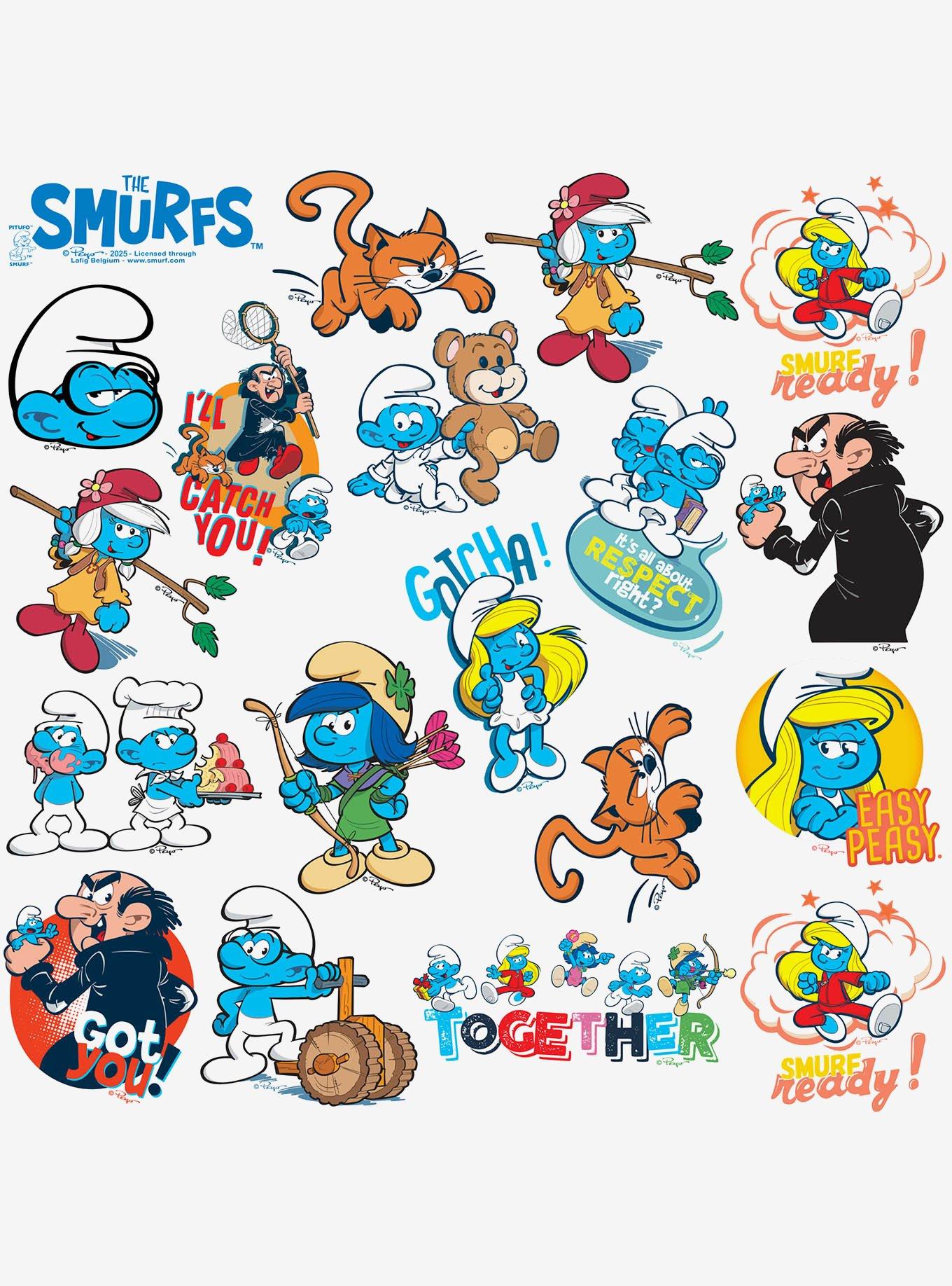 The Smurfs Variety Miscellaneous 100ct Sticker Pack, , alternate