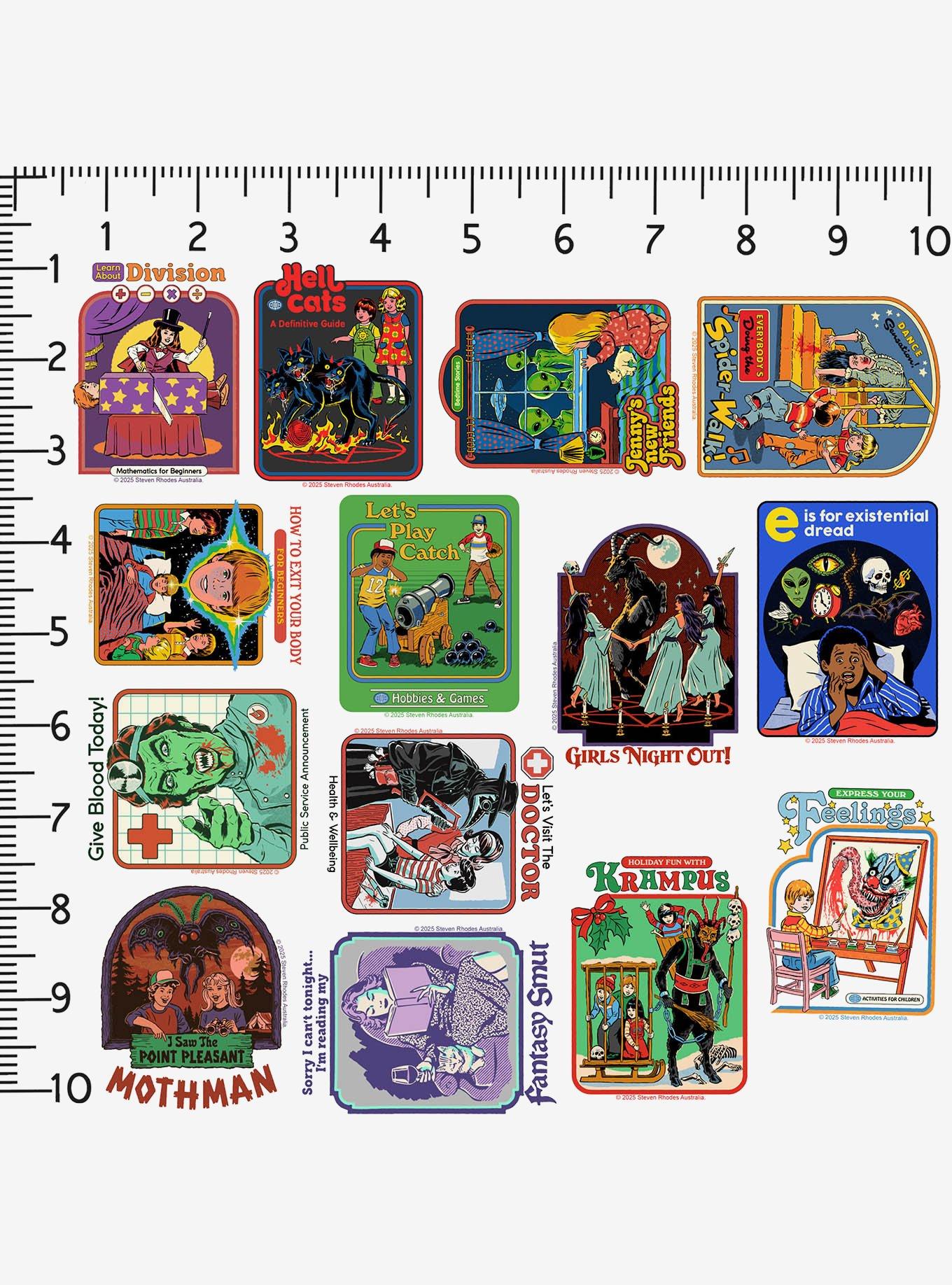 Steven Rhodes Variety Humor Miscellaneous 100ct Sticker Pack, , alternate