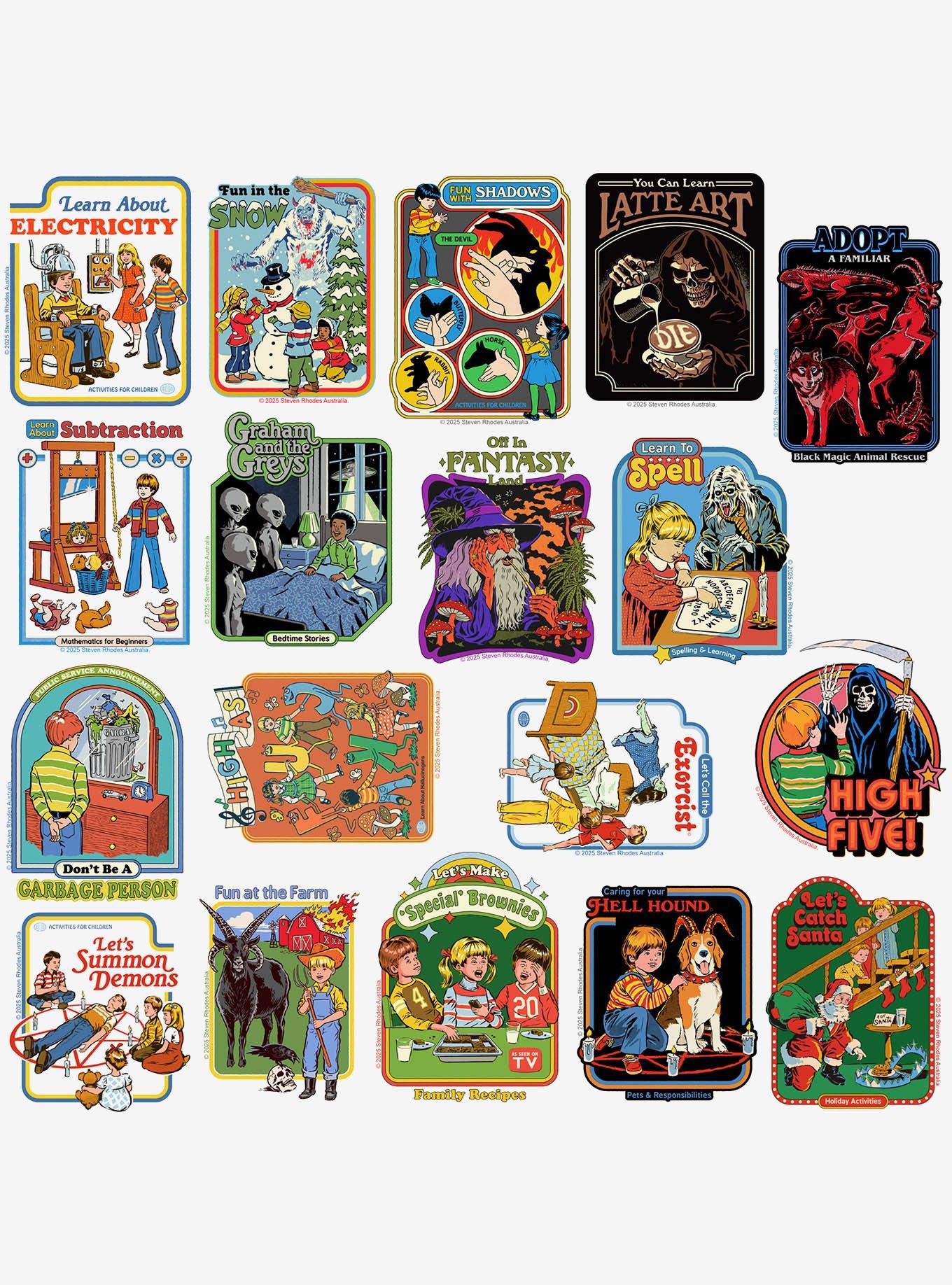 Steven Rhodes Variety Humor Miscellaneous 100ct Sticker Pack, , alternate