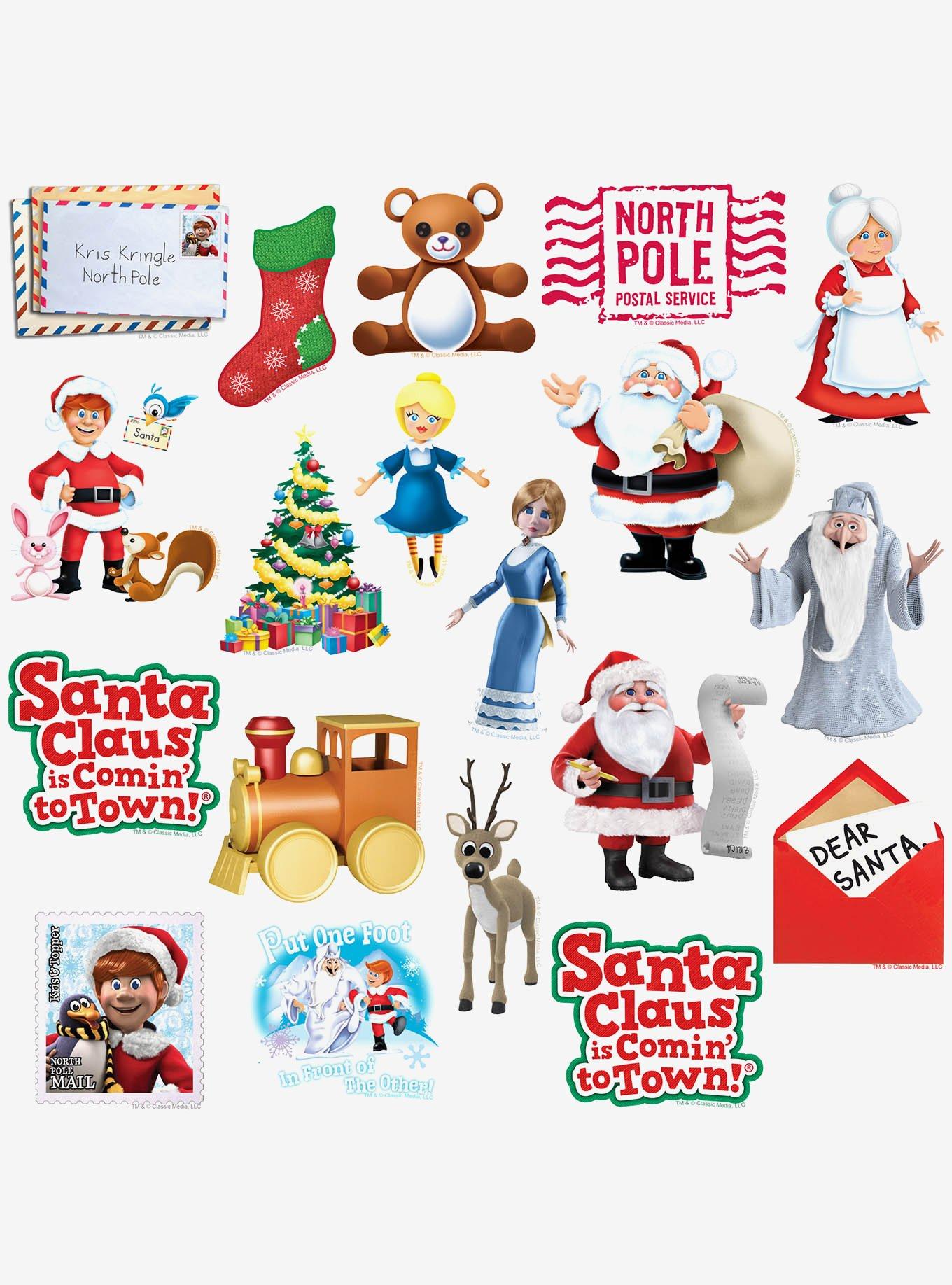 Santa Claus Is Comin To Town Miscellaneous 100ct Sticker Pack, , alternate
