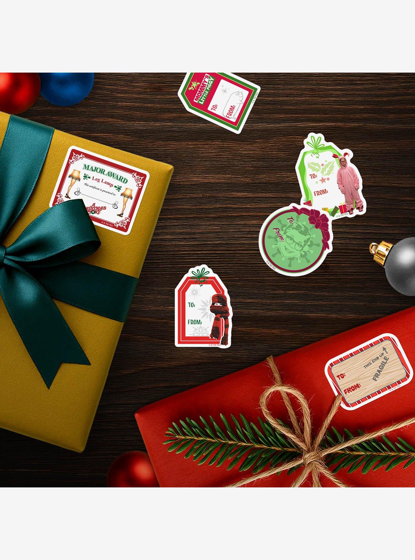 A Christmas Story Holiday Labels Miscellaneous 100ct Sticker Pack, , alternate