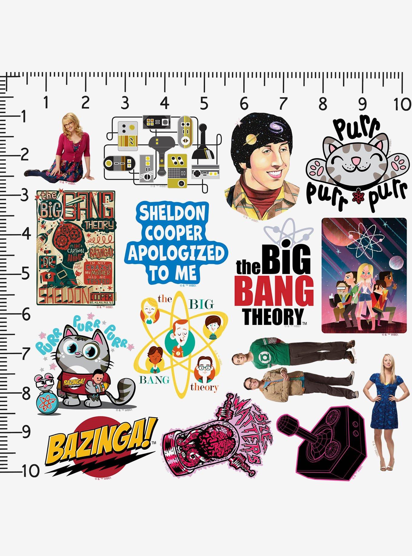 Big Bang Theory Miscellaneous 100ct Sticker Pack, , alternate