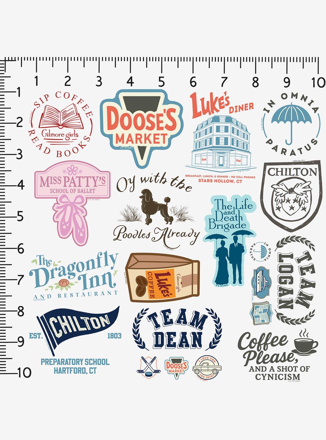 Gilmore Girls Iconic Miscellaneous 100ct Sticker Pack, , alternate