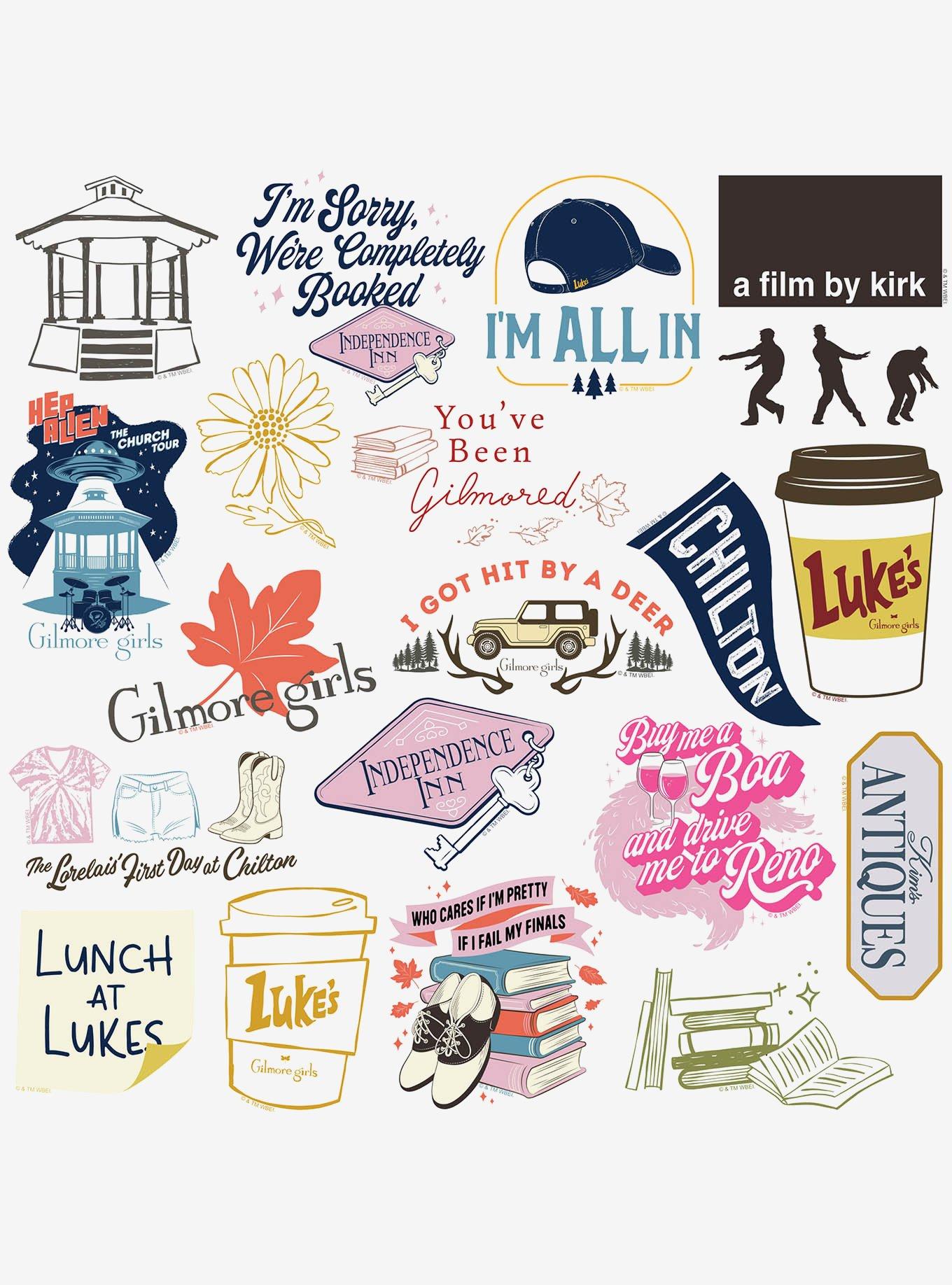 Gilmore Girls Iconic Miscellaneous 100ct Sticker Pack, , alternate