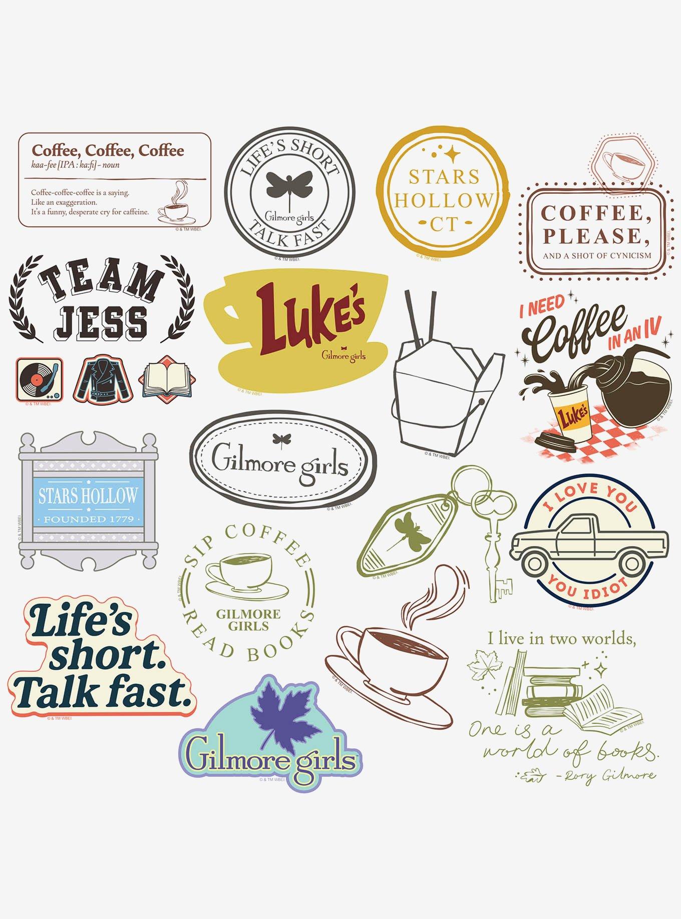 Gilmore Girls Iconic Miscellaneous 100ct Sticker Pack, , alternate