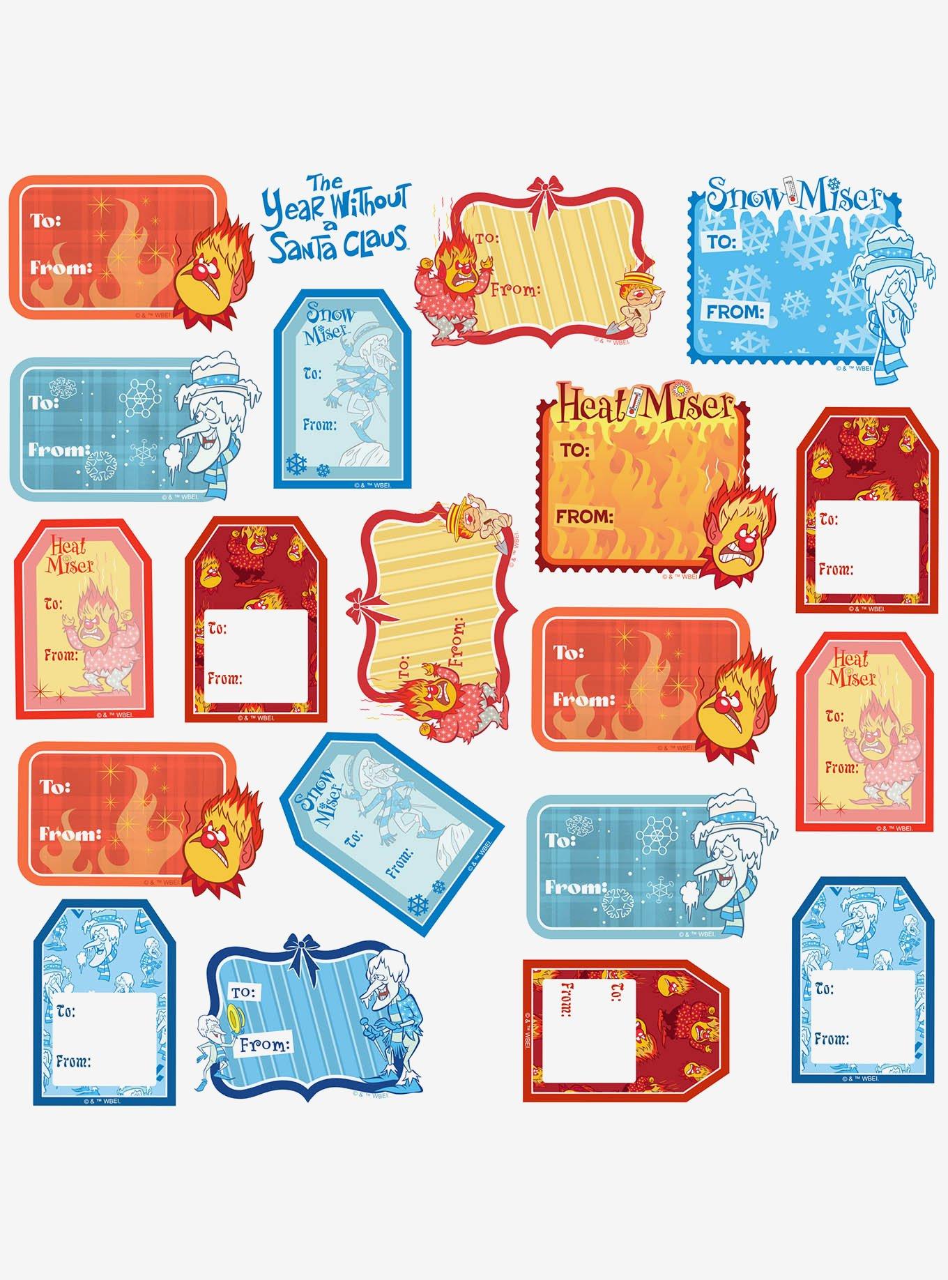 The Year Without A Santa Claus Heat Miser and Snow Miser 100ct Sticker Pack, , alternate