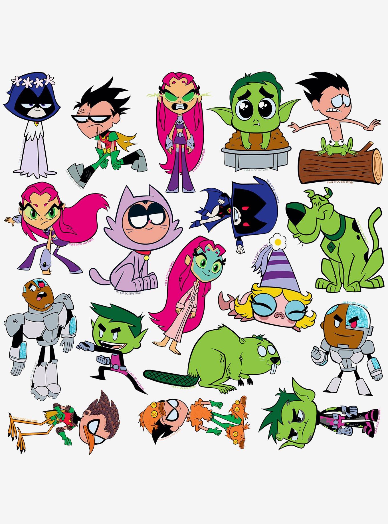 Teen Titans Go Character Miscellaneous 100ct Sticker Pack, , alternate