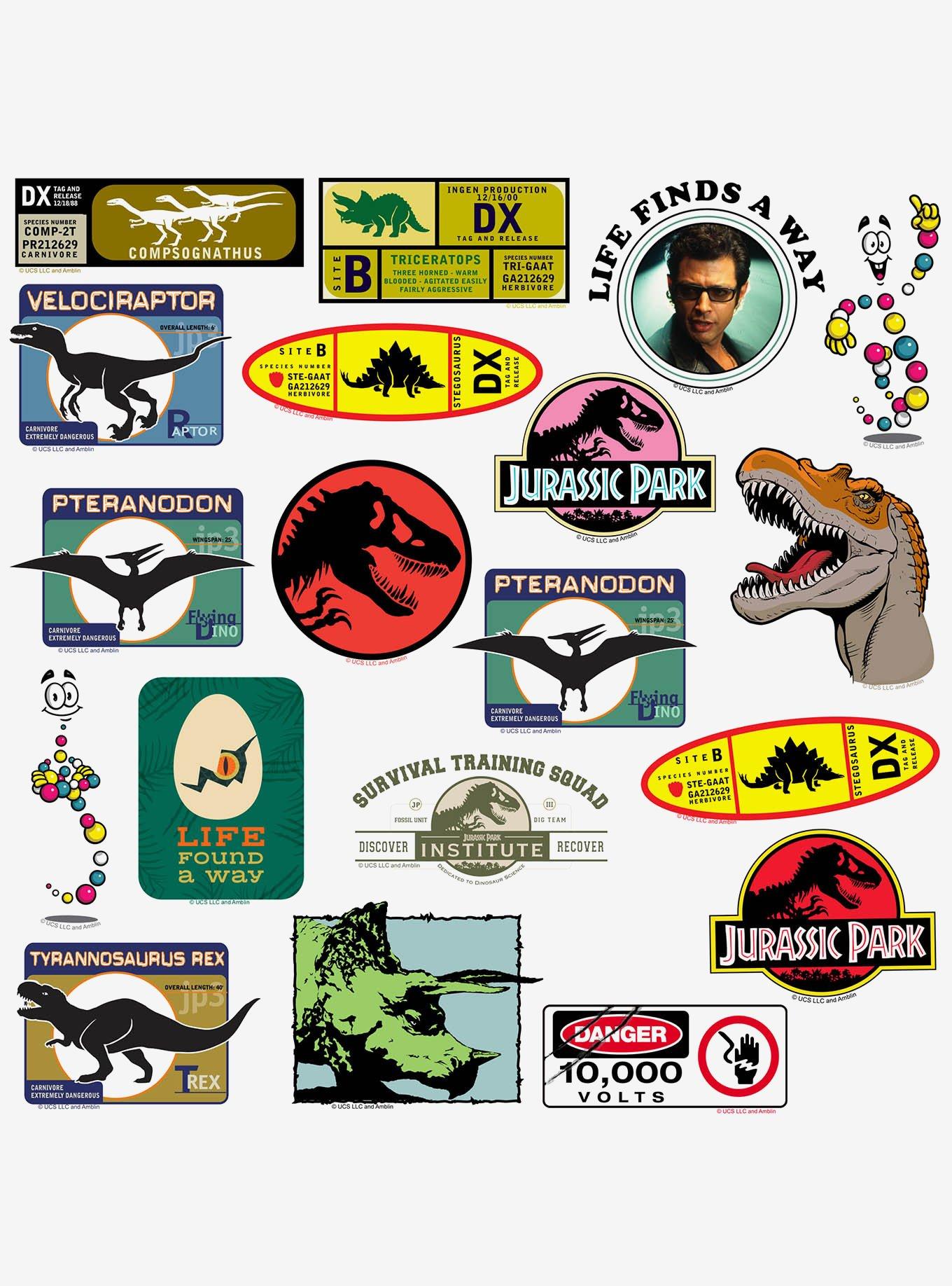 Jurassic Park Variety Miscellaneous 100ct Sticker Pack, , alternate