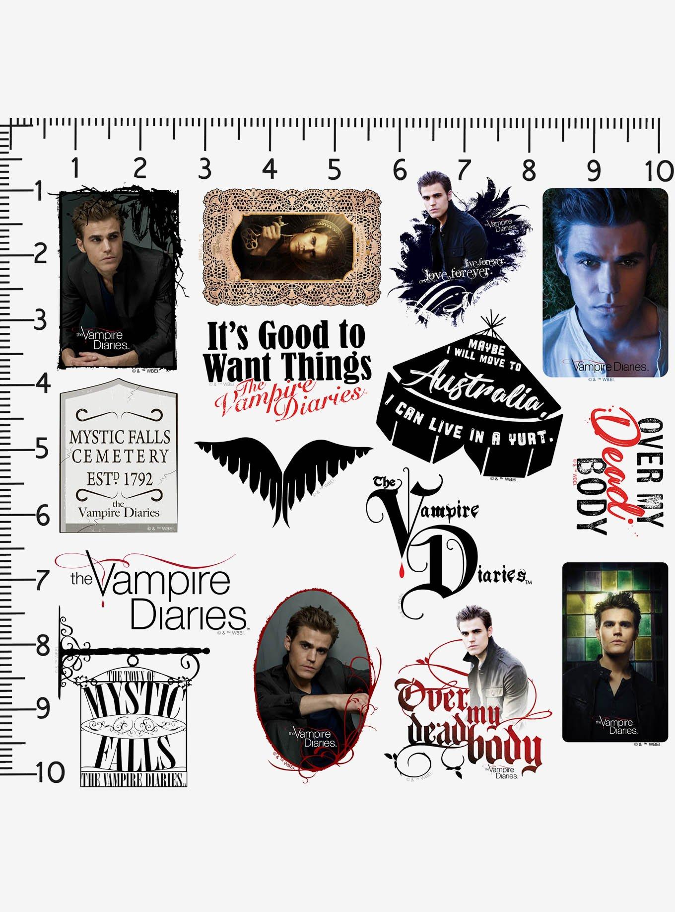 Vampire Diaries Stefan Miscellaneous 100ct Sticker Pack, , alternate