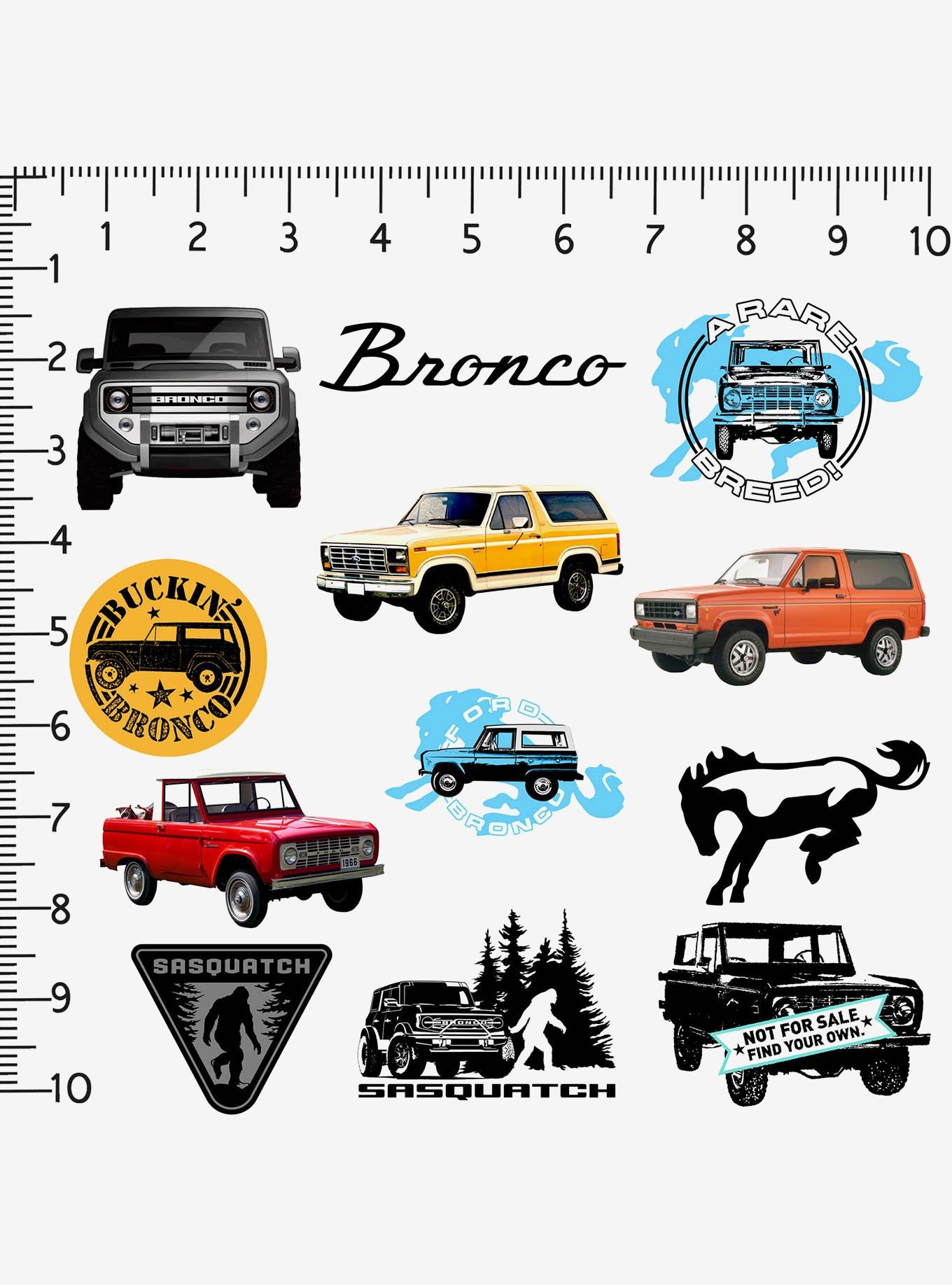 Ford Bronco Miscellaneous 100ct Sticker Pack, , alternate