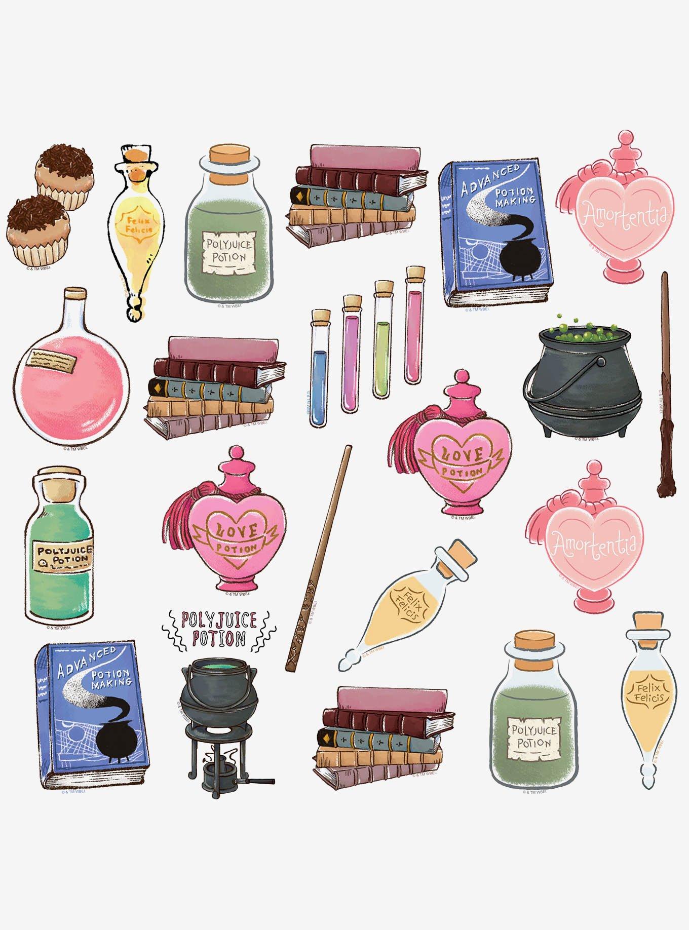 Harry Potter Potions Miscellaneous 100ct Sticker Pack, , alternate
