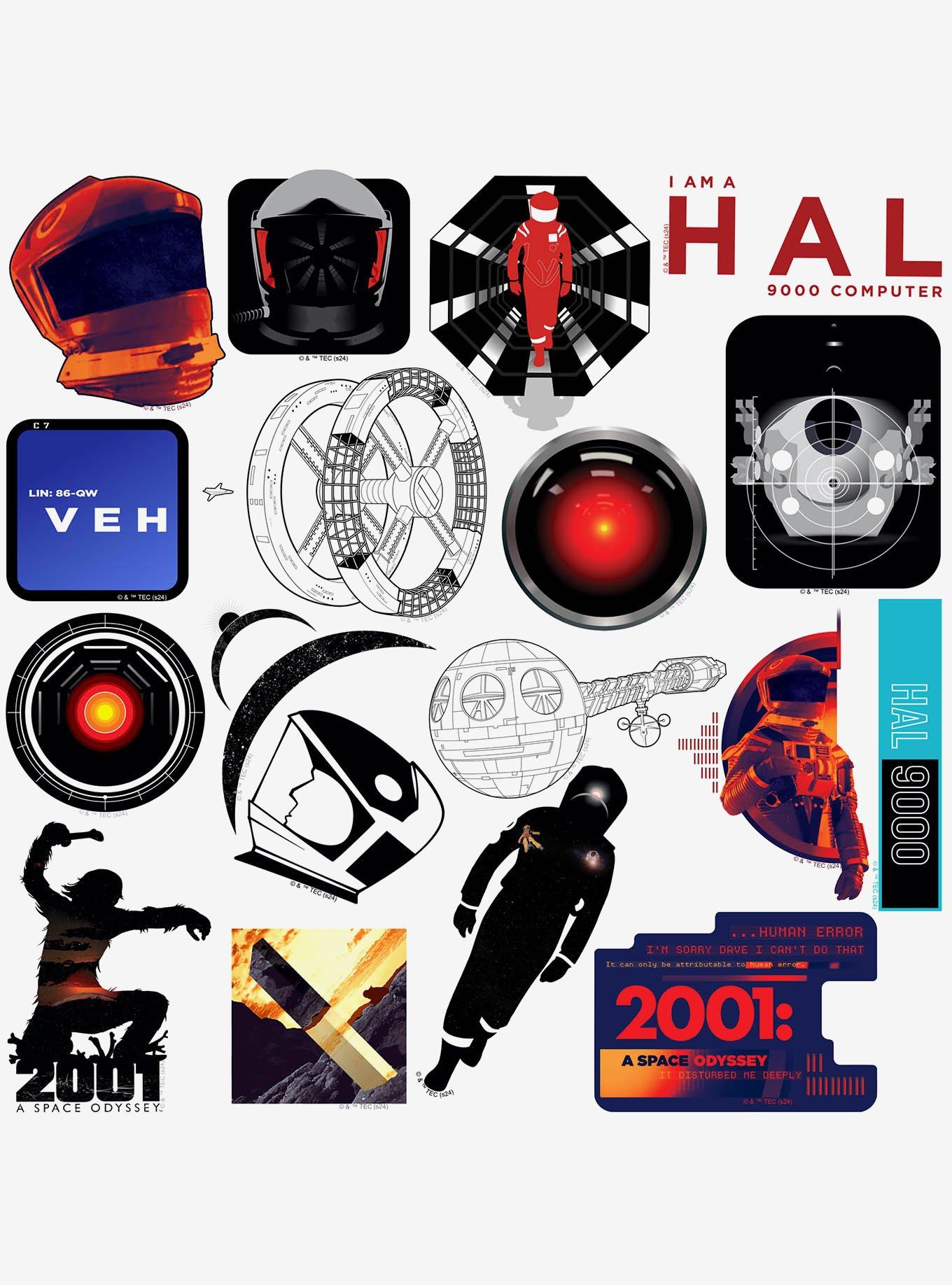 2001 A Space Odyssey Miscellaneous 100ct Sticker Pack, , alternate