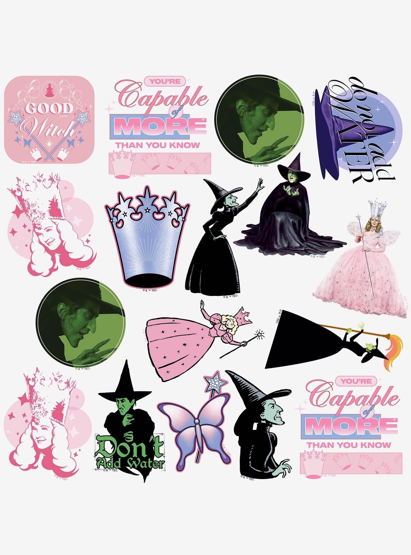 The Wizard of Oz Good Or Bad Witch Miscellaneous 100ct Sticker Pack, , alternate