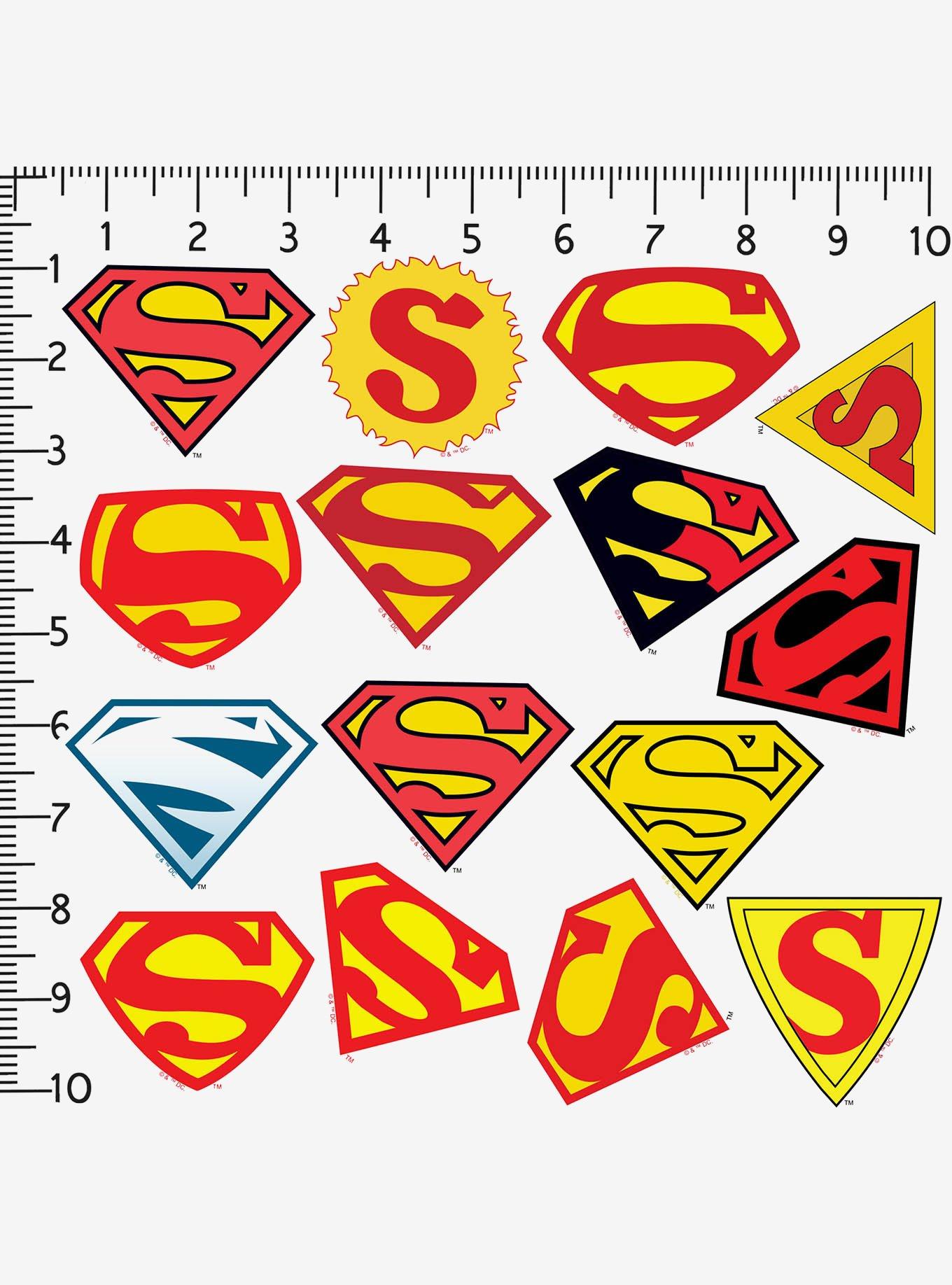 DC Comics Superman Logo Evolutions Miscellaneous 100ct Sticker Pack, , alternate